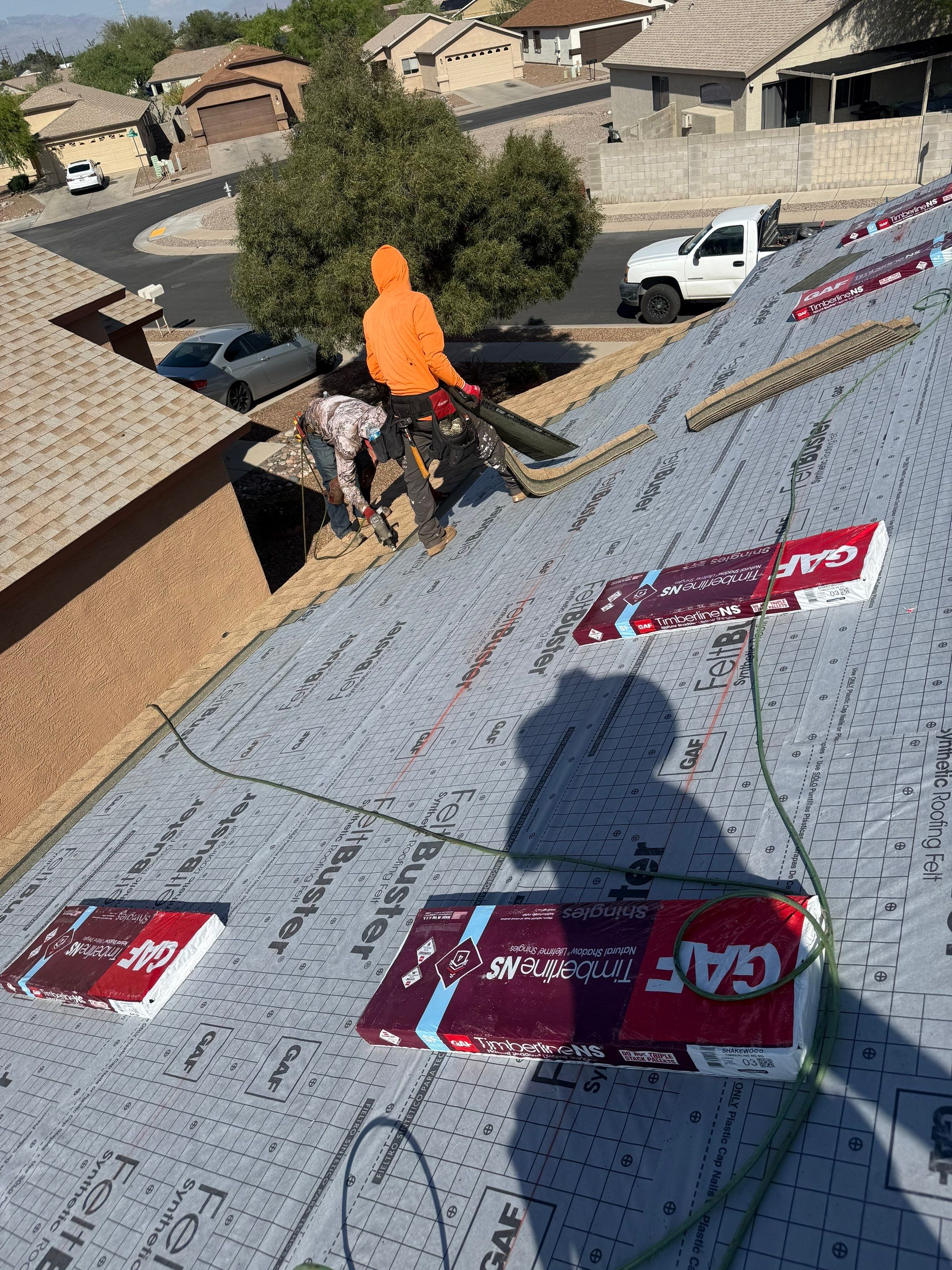 Project in Tucson by West Coast Roofing AZ