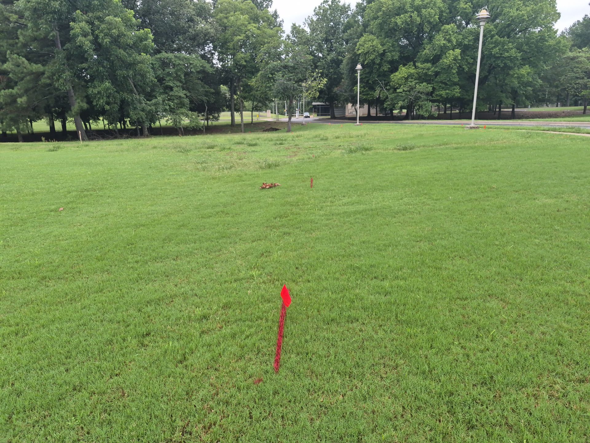 Private Utility Locating and Marking for Collierville Commercial Campus by Alsip Locating Service, LLC