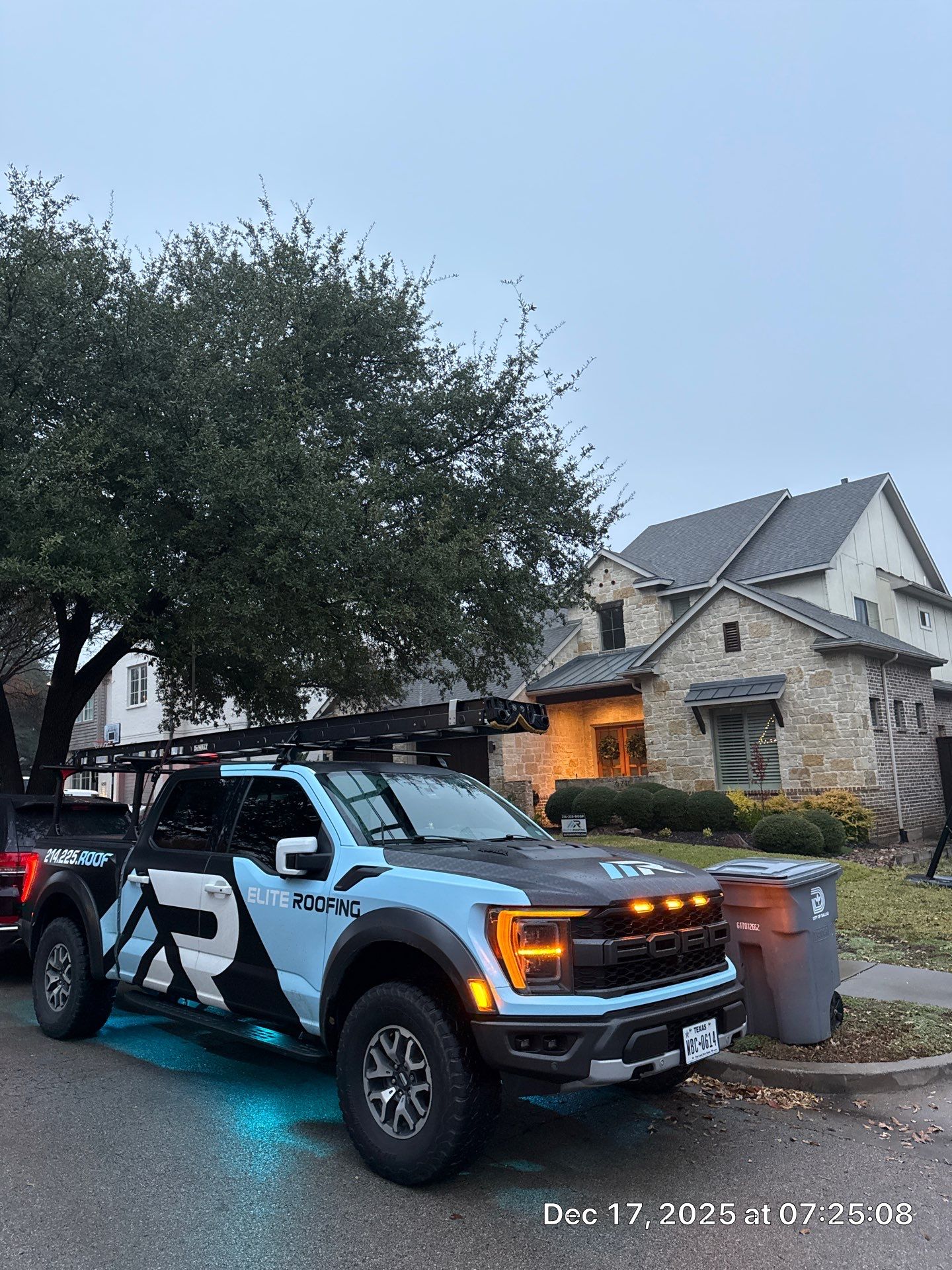 Residential Roof Replacement using GAF HDZ - Weathered Wood by Elite Roofing LLC