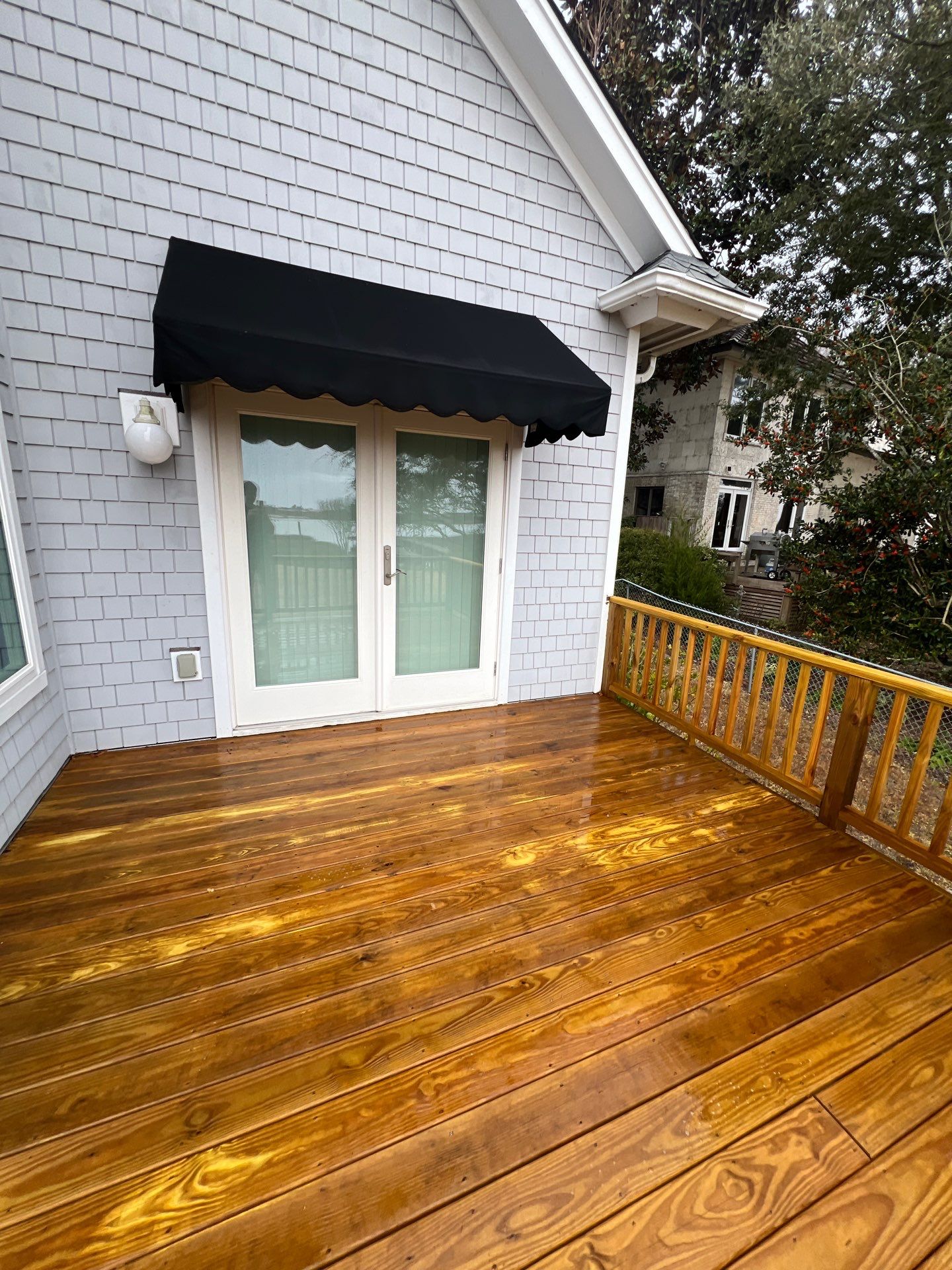 Coated Deck using Wood Sealant by DuraSeal