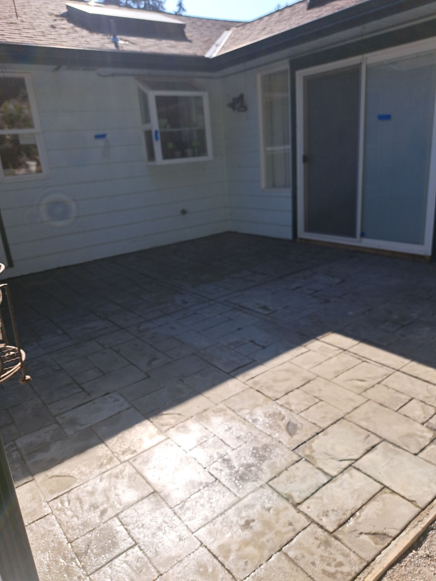 Stamped Concrete Patio and Driveway | Edmonds  by Jireh Asphalt & Concrete Inc 