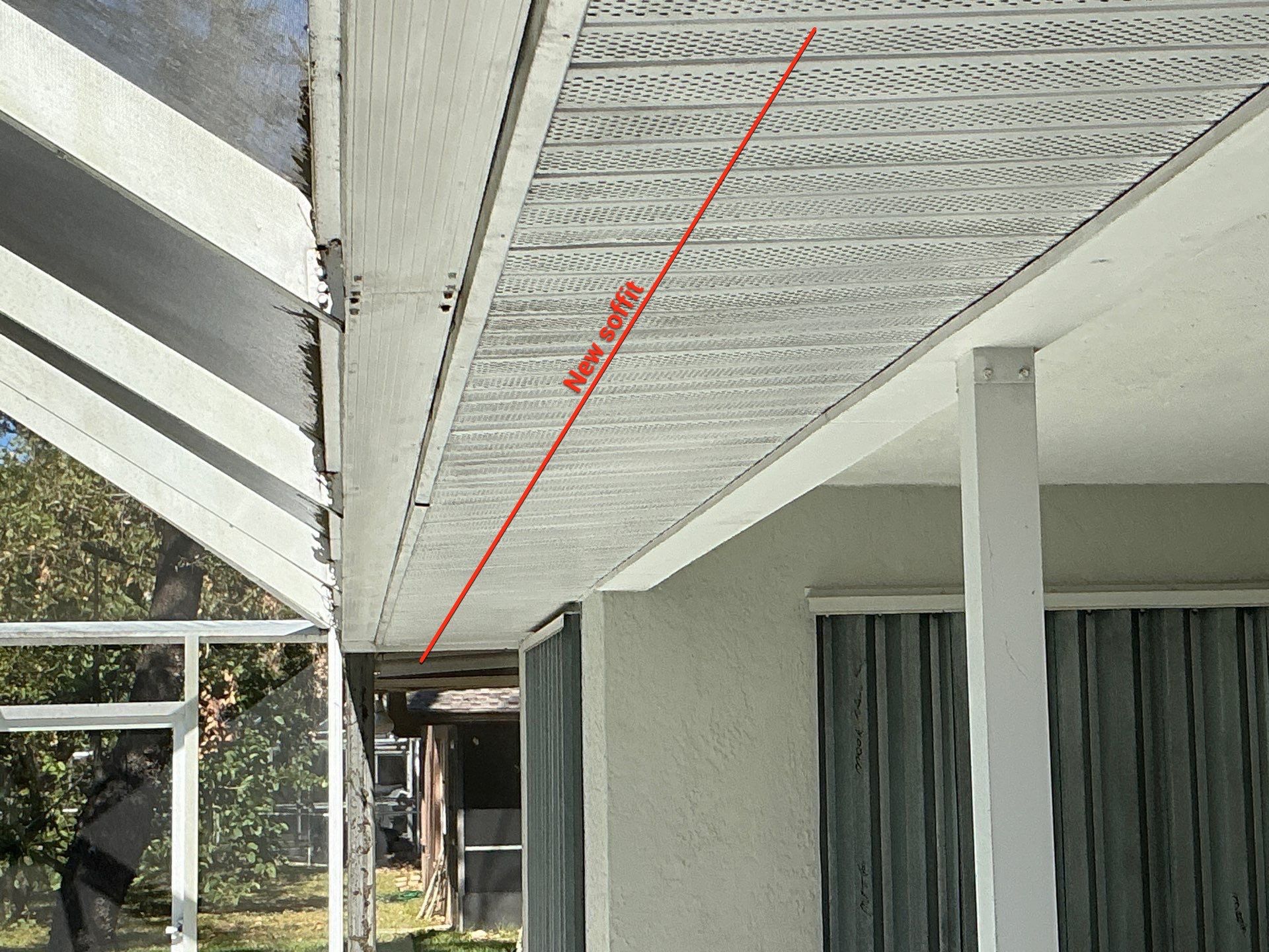 Install Vinyl Soffit in Sarasota FL by Gutter Professors