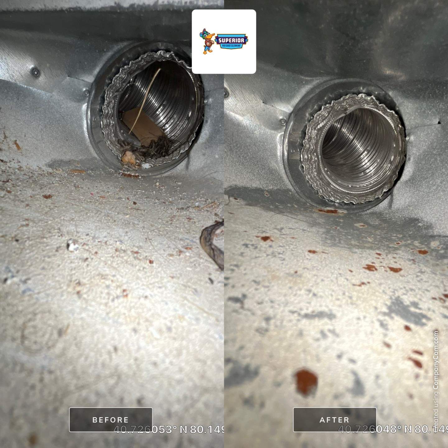 Air Duct Cleaning With a Vacuum Truck in Cranberry Township, PA by Superior Air Duct Cleaning