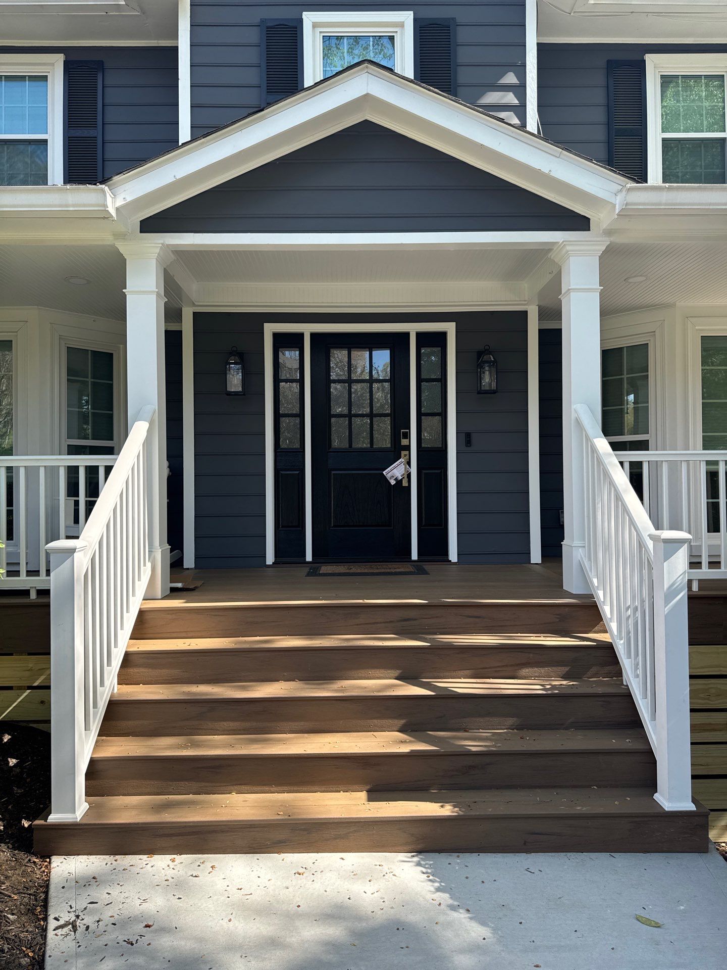 Front porch renovation by Swift Home Renovations