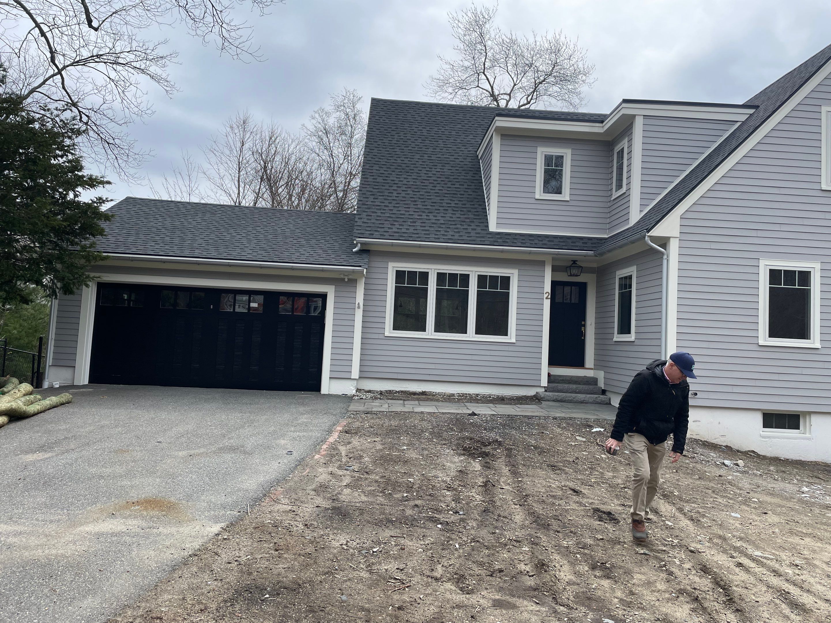 Gutter Installation using 6" Half Round Galvalume Gutter in Winchester, MA by Gutter Pro Enterprises