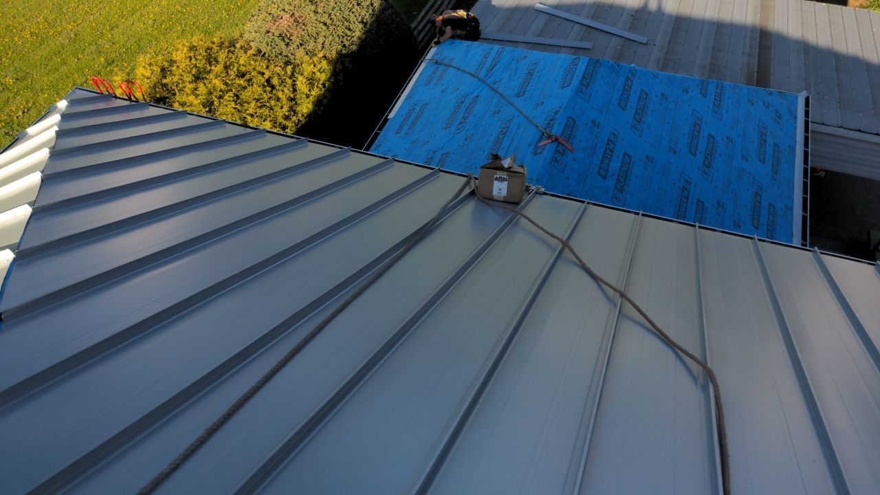 Standing Seam Metal Roofing using 16" Standing Seam Panels by Jay Carter Roofing & Sheet Metal