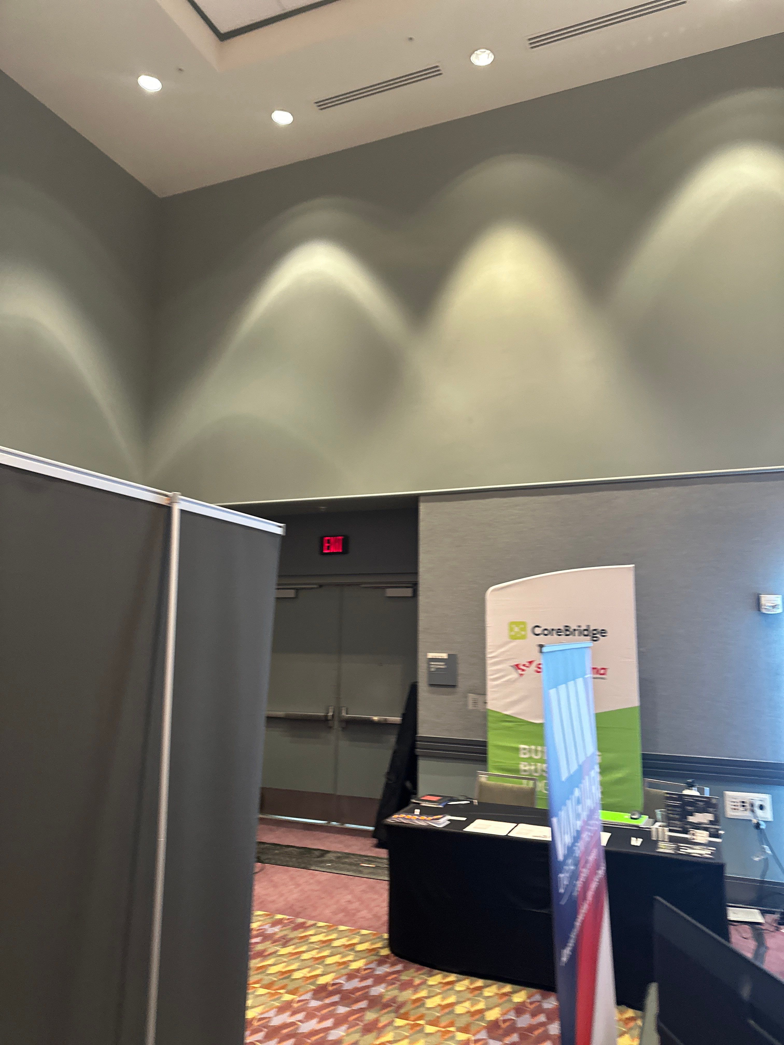 Commercial Event Branding and Lighting Installation in Williamsburg by CompanyCam Sales Demo