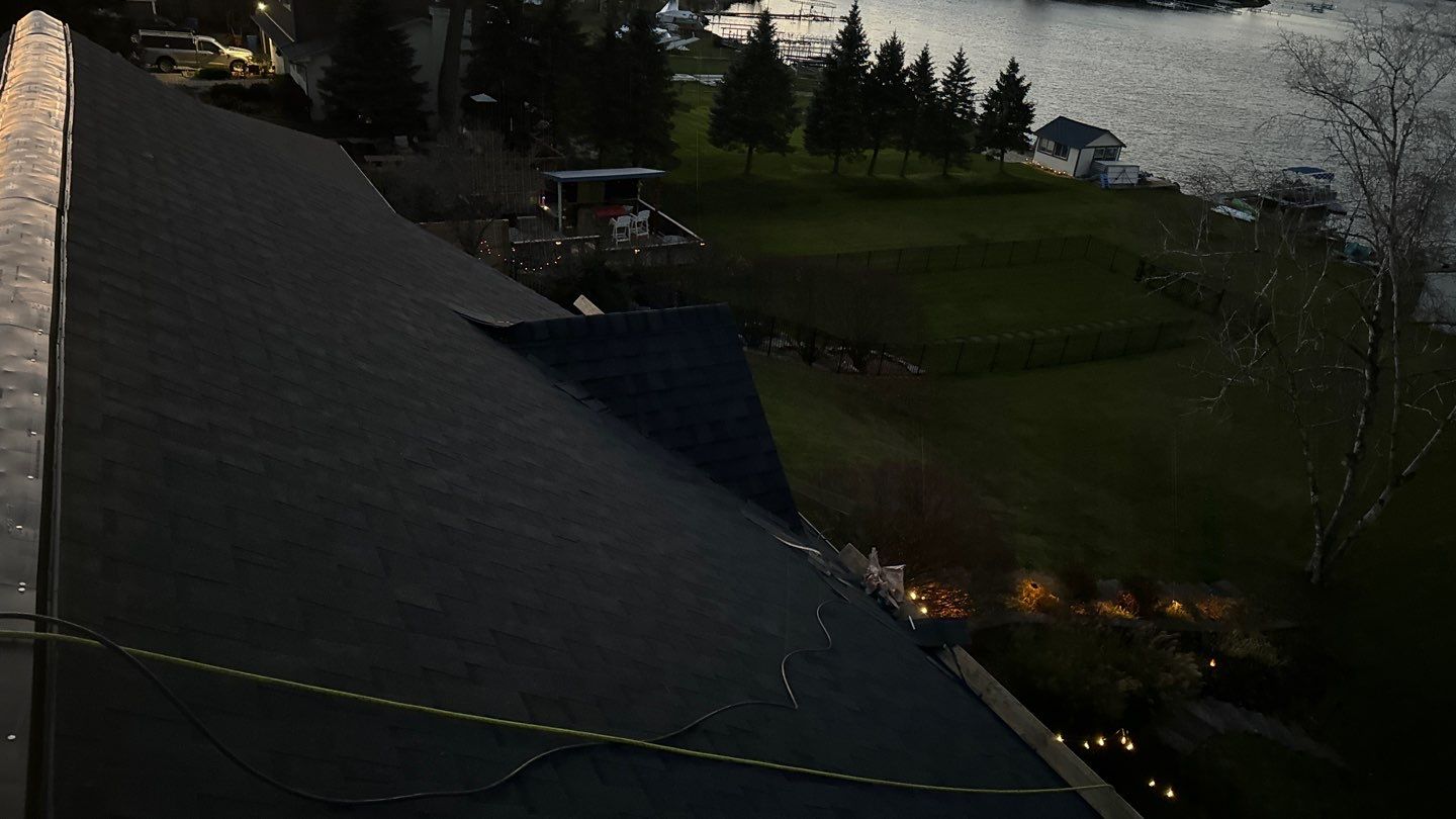 Roof Replacement using CertainTeed Landmark Moire Black by 180 Contractors