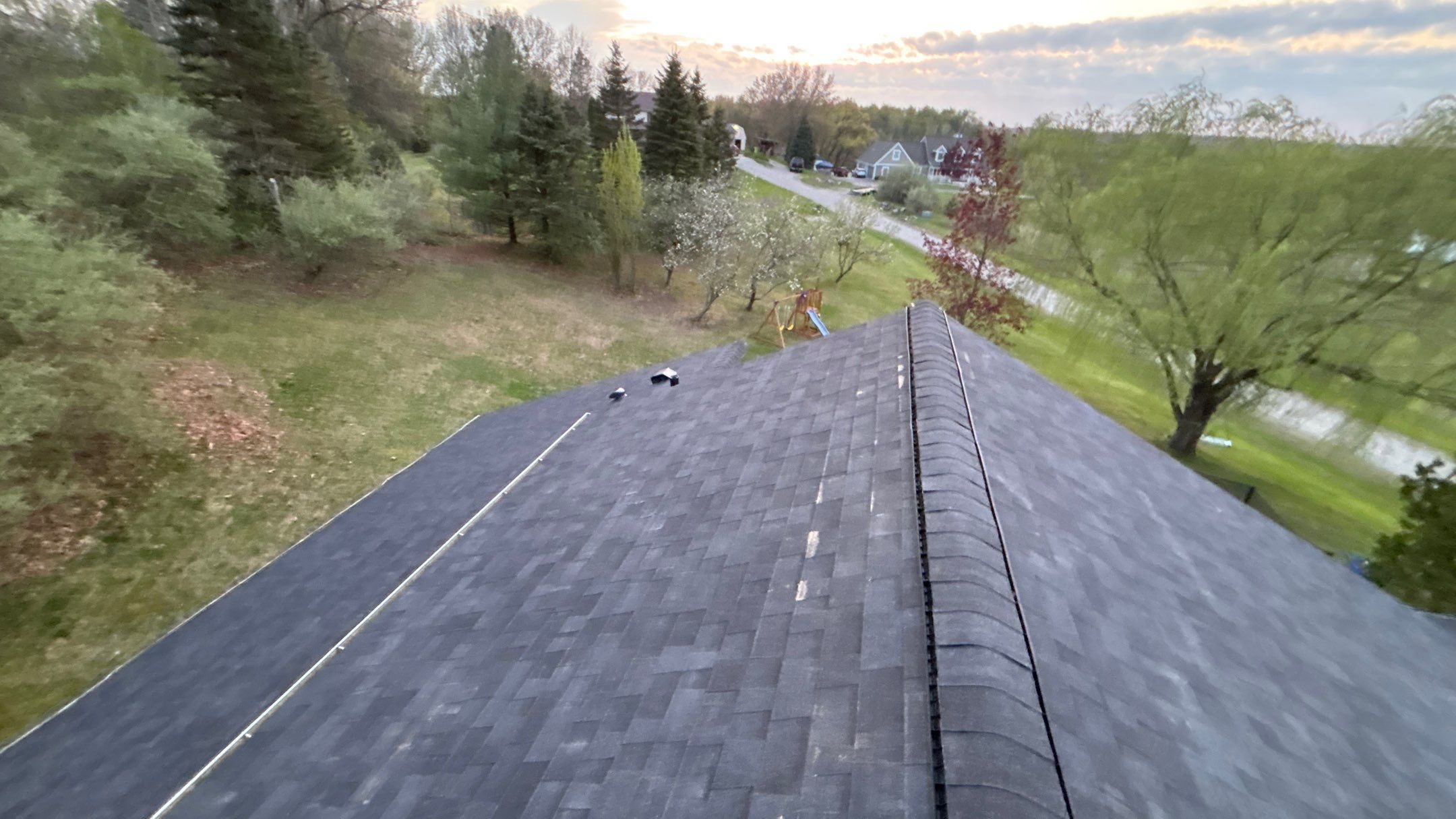 Roof Replacement using Malarkey Vista Brilliant Black by 180 Contractors