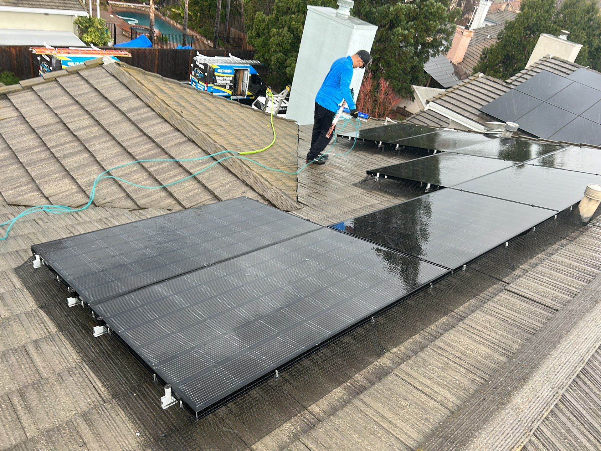 Solar Panel Bird Proofing using Critter Guard Mesh-Flat tile by All One Solar Shine