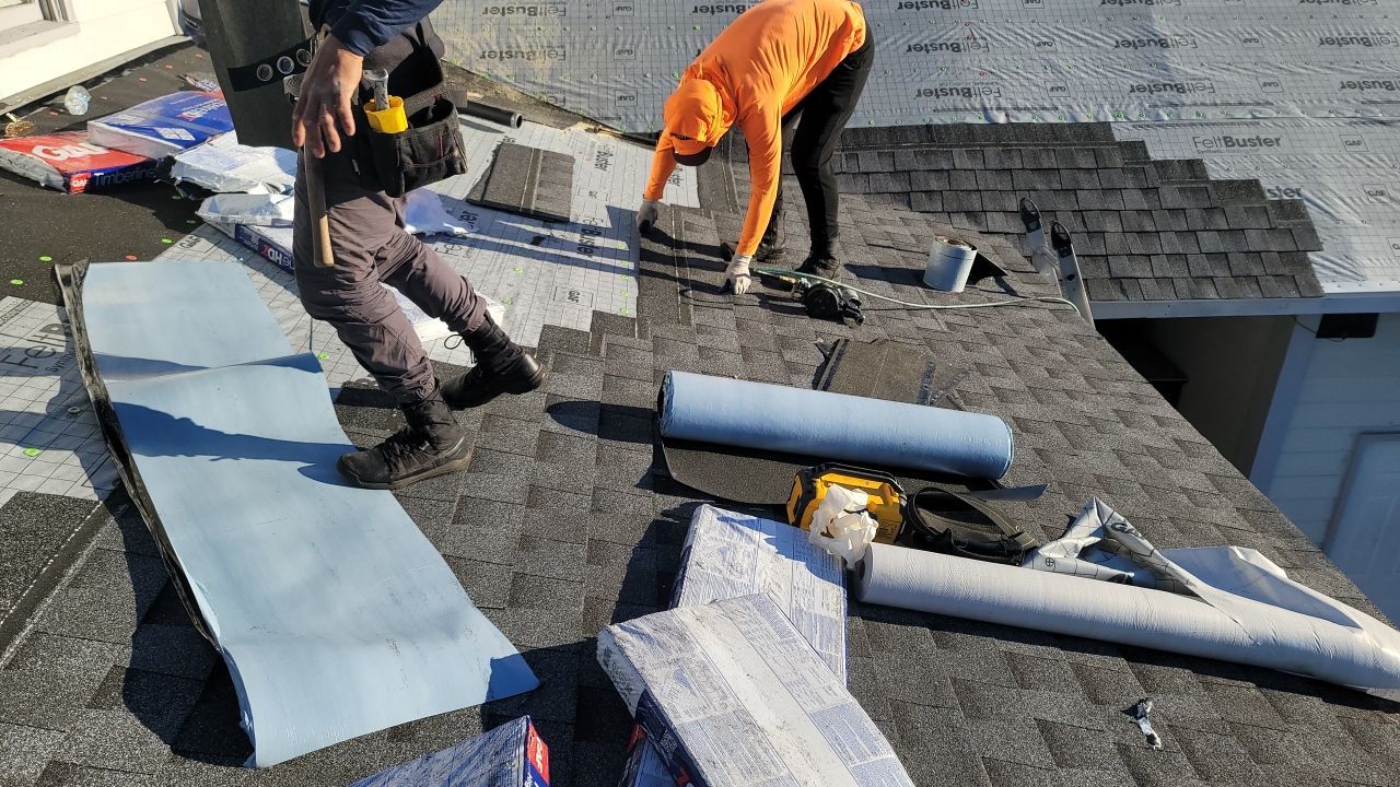 Residential Roofing Installation using Roof Replacement by American Roofing & Construction LLC