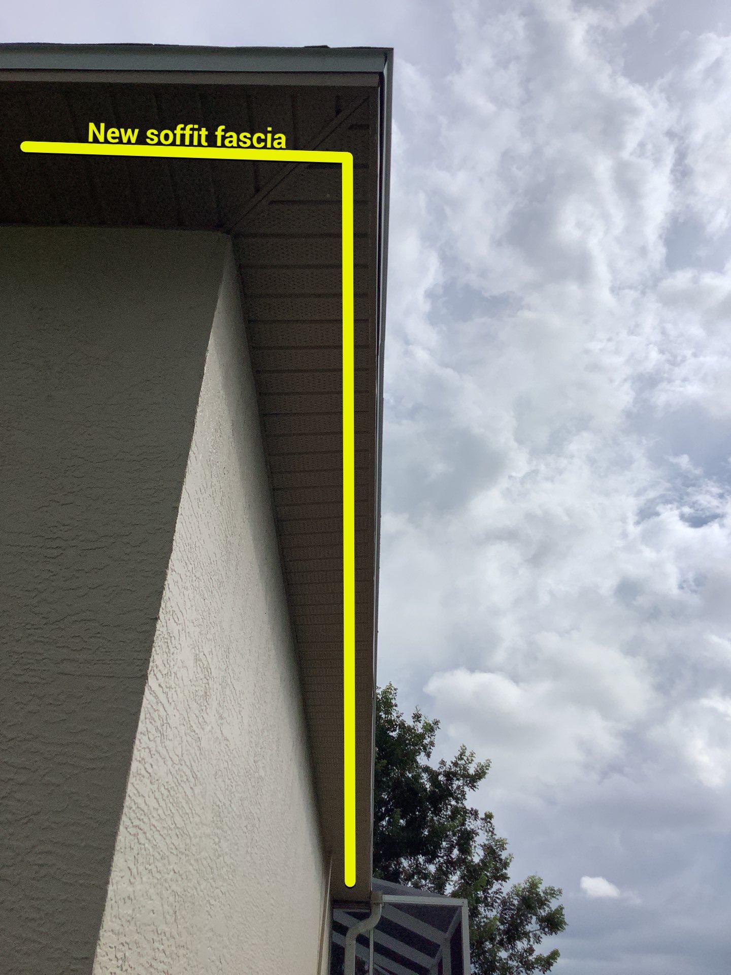 Cameo New Gutters and Soffit Installation FL by Gutter Professors