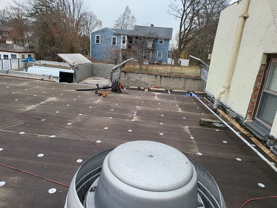 Commercial Roofing Installation using EPDM  by A Plus Exterior