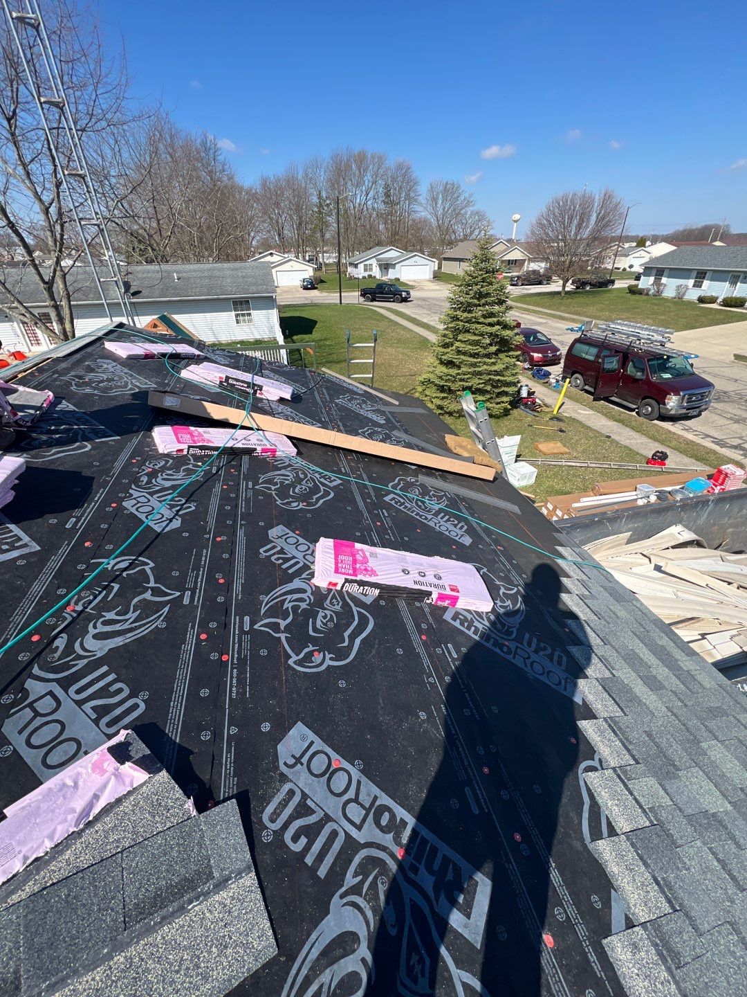 Storm Damage Residential Roof and Siding Installation by WIW Enterprises Inc