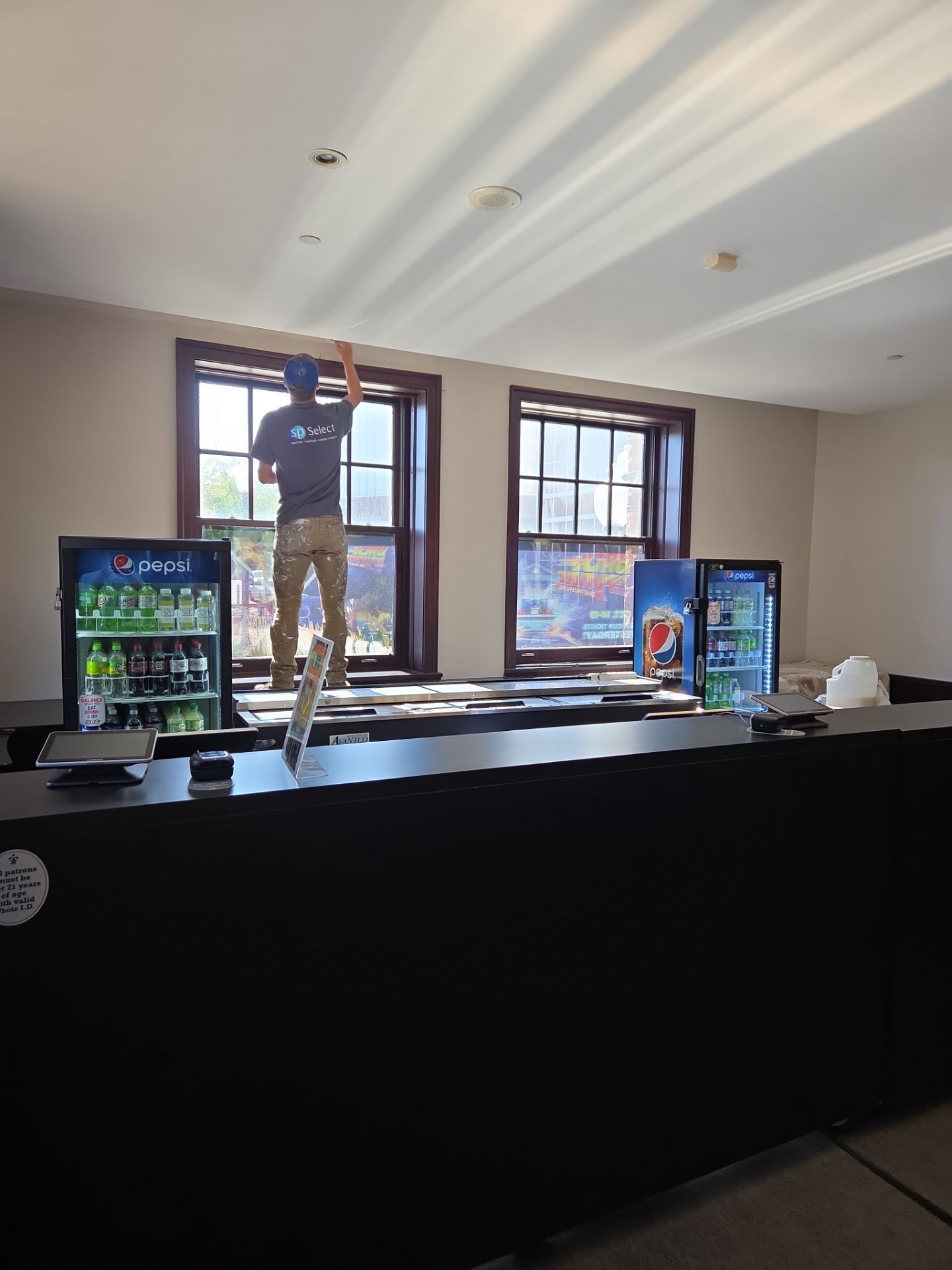 Commercial Interior Painting and Drywall Repair in Sioux Falls by Select Painting, Coatings & Garage Cabinets