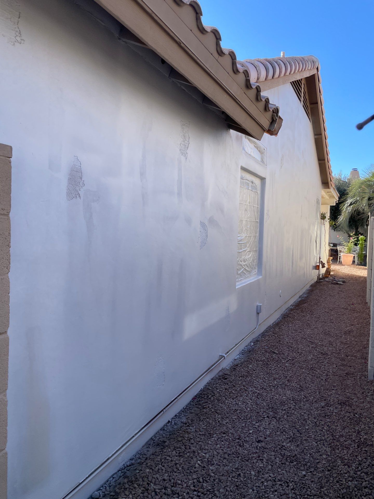 Gazzo - A Beautiful Home Exterior Transformation in Scottsdale, AZ with C&M Primer and Sherwin Williams Paints by Double G Painting Contractors, LLC