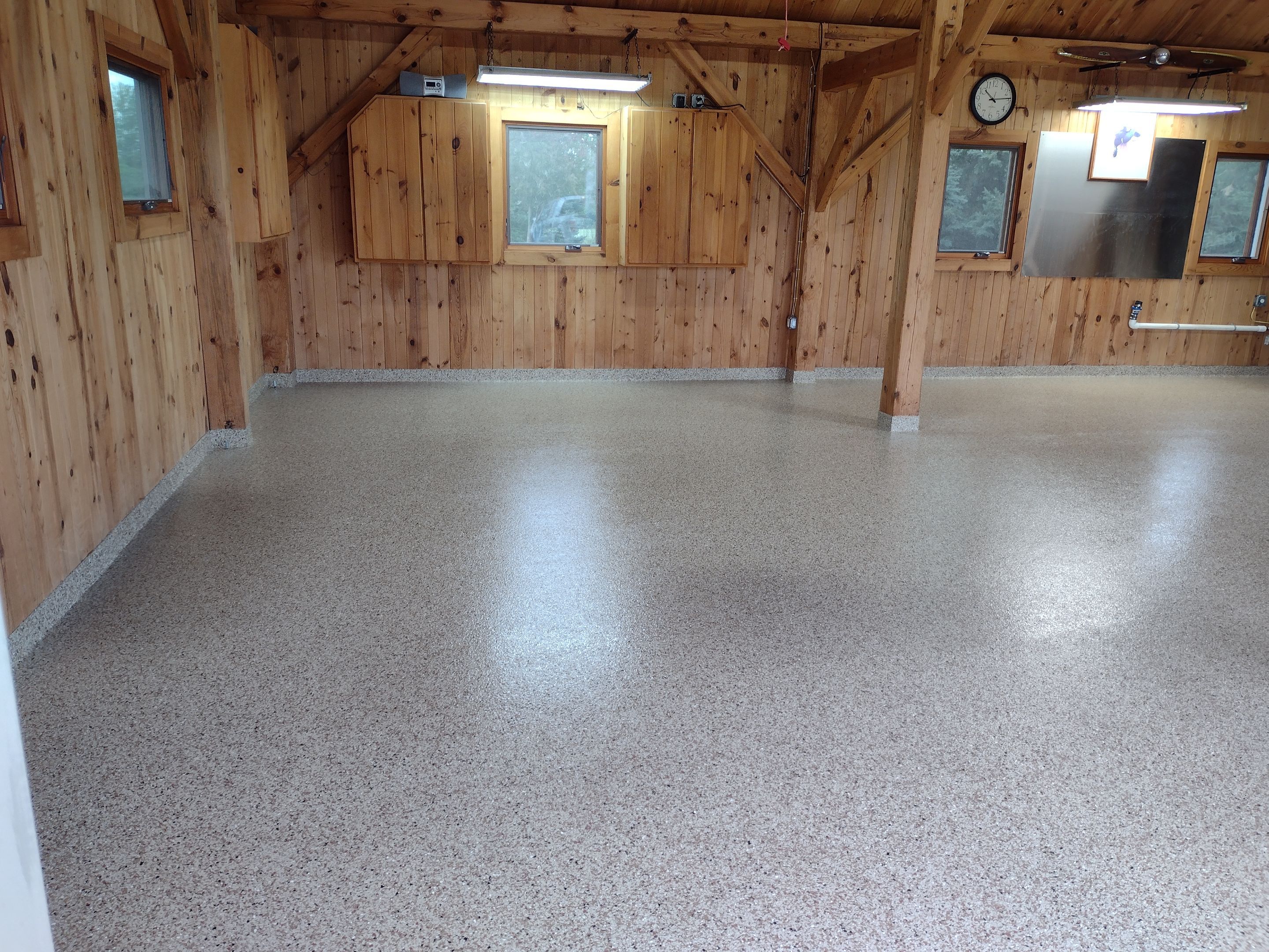 Garage using Pecan by Select Painting, Coatings & Garage Cabinets