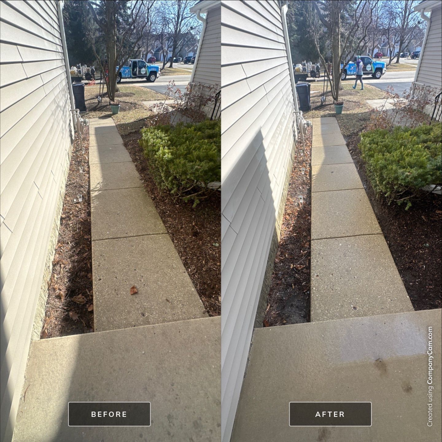 Project in Elgin by Simmons Power & Soft Washing