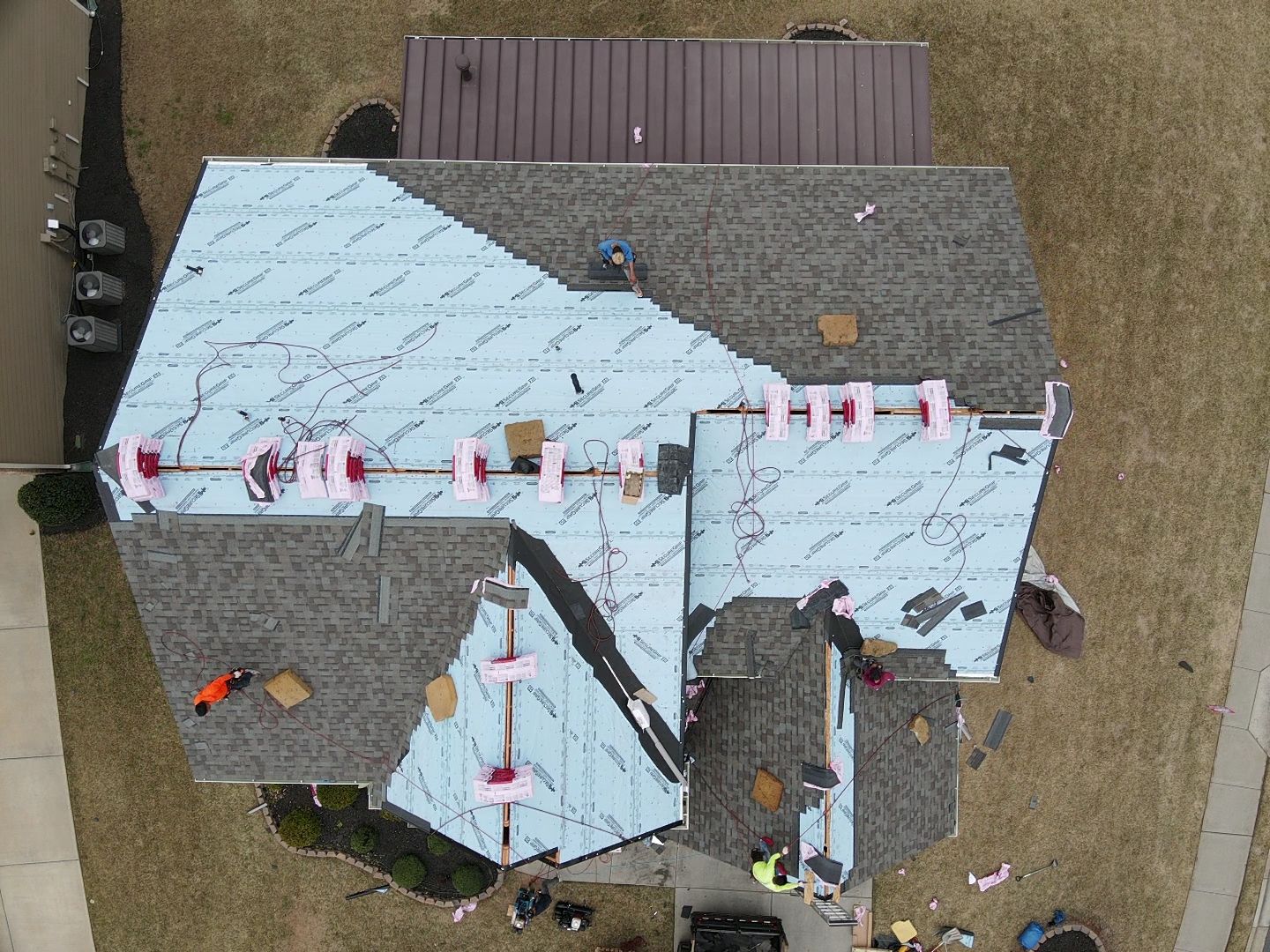 Residential Roofing Installation using Owens Corning by Inspector Roofing and Restoration