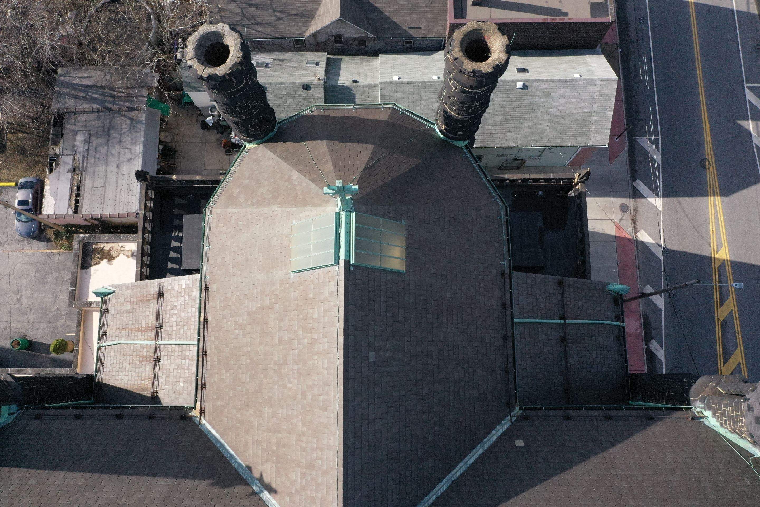 Drone Inspection by Absolute Roofing and Construction