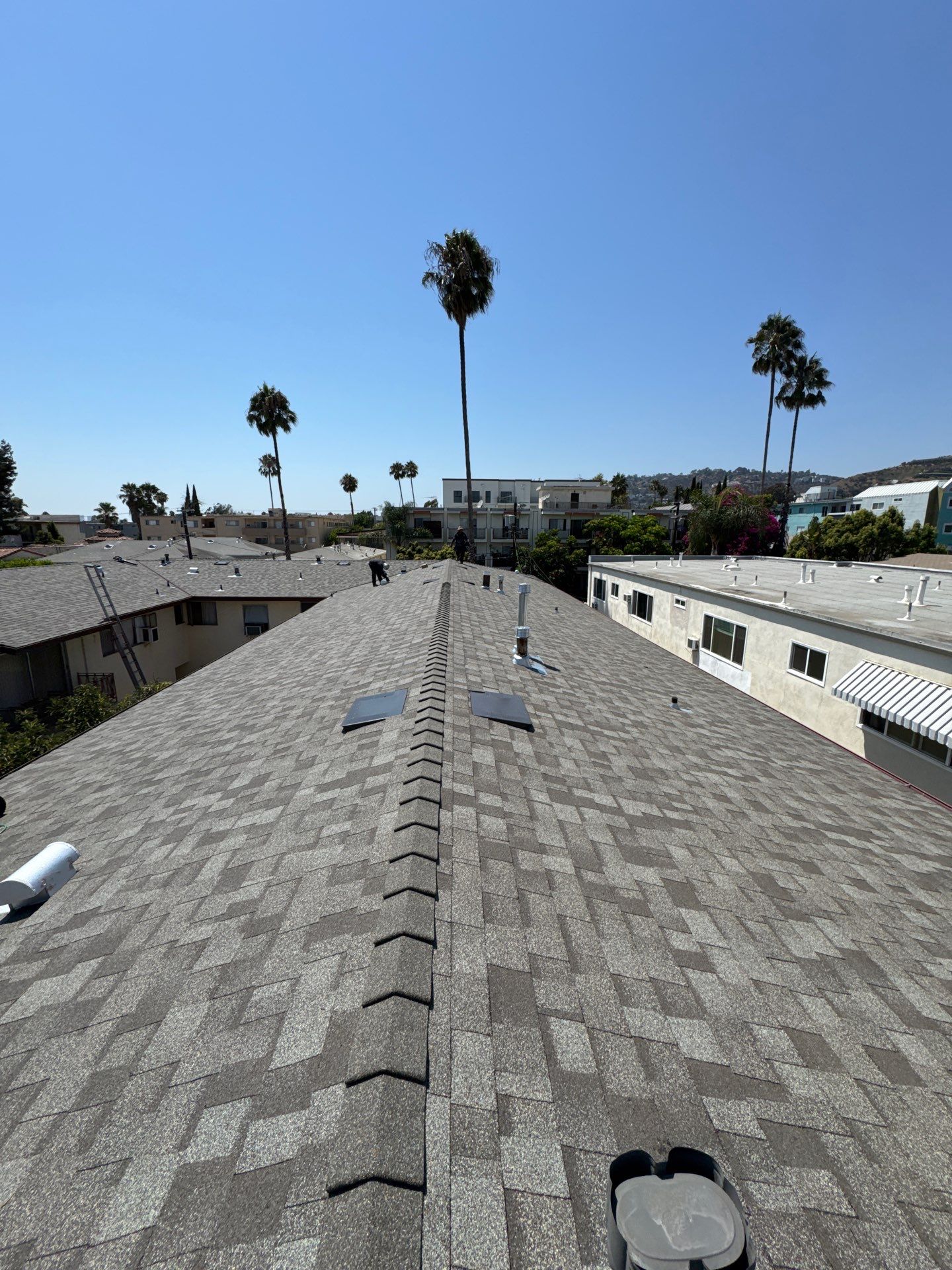 Apartment Building in Hollywood by Hull Brothers Roofing