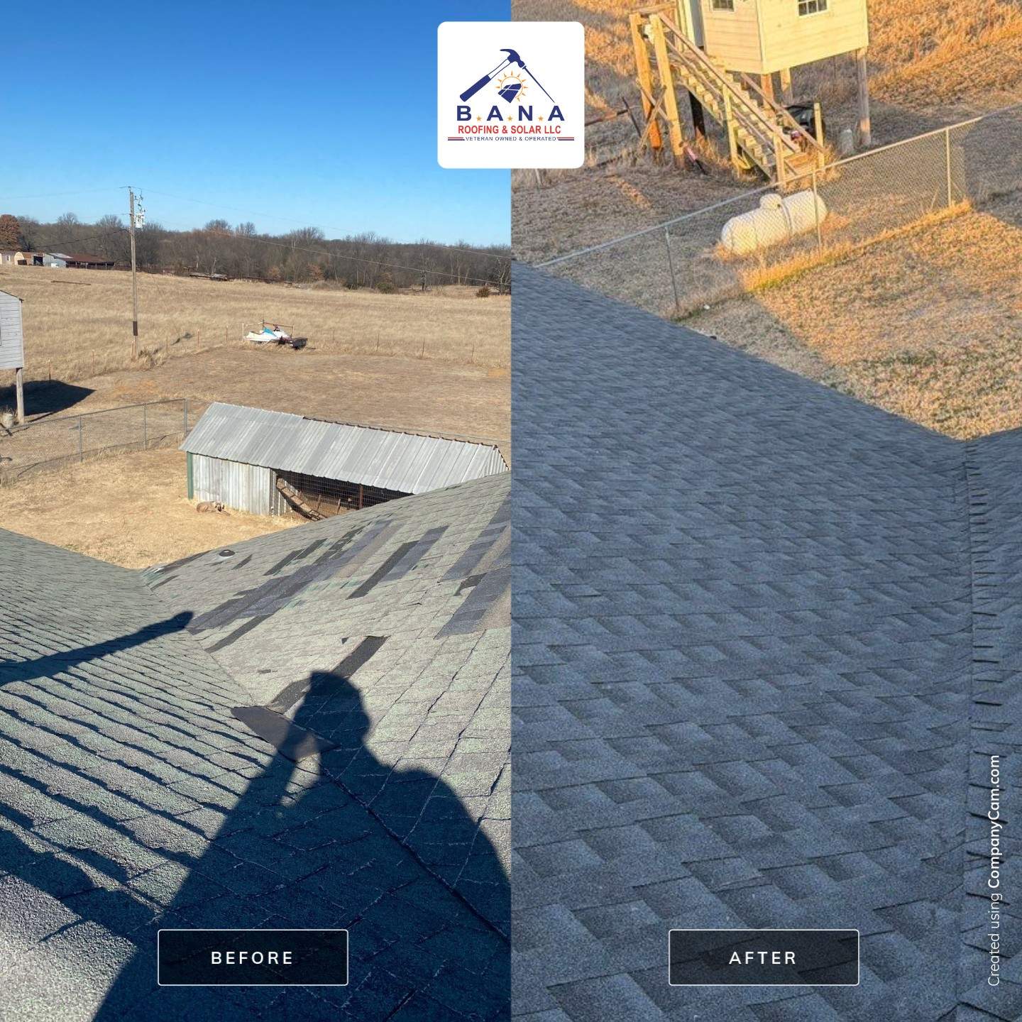 Project in Joy by BANA Roofing and Solar Supply