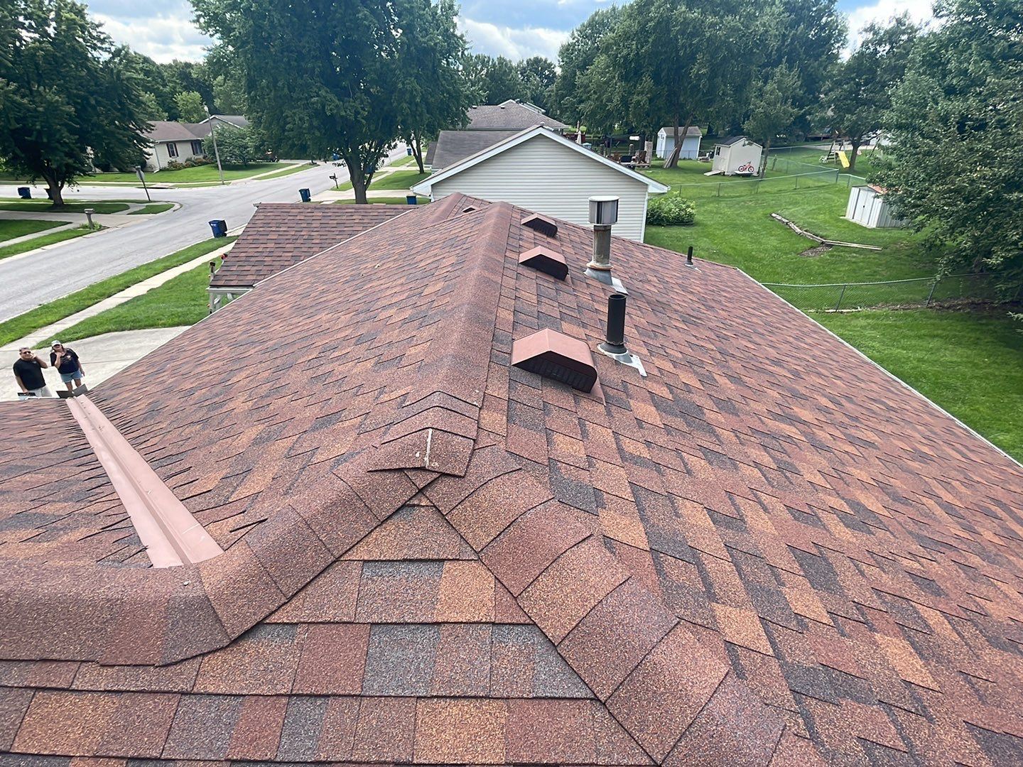 Residential Roofing Installation using IKO Dynasty by EEC Windows, Siding & Roofing