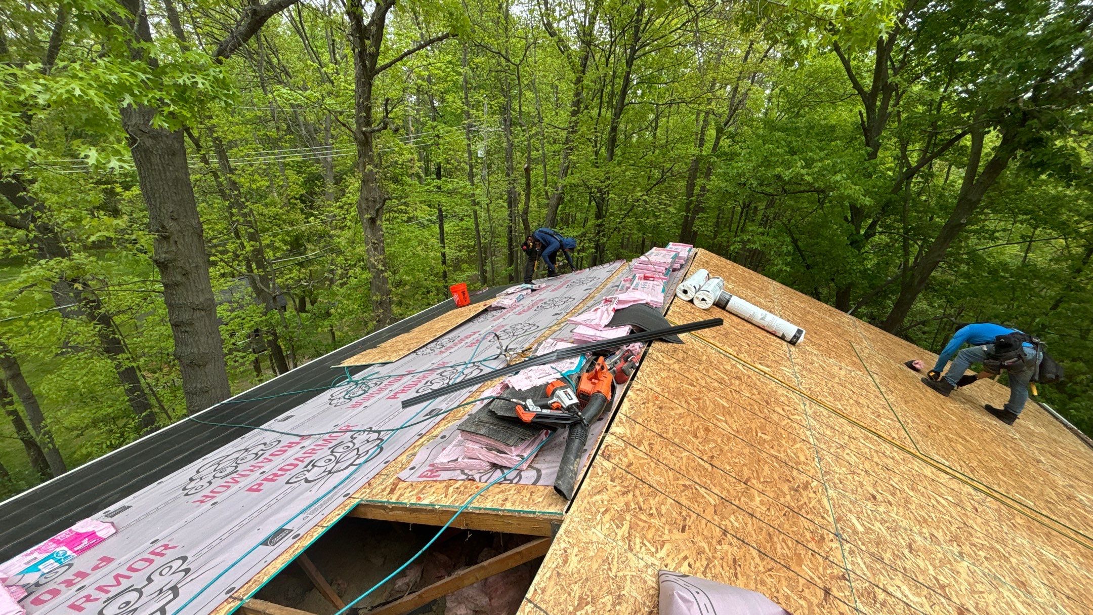 Roof Replacement using Owens Corning Storm Cloud by 180 Contractors