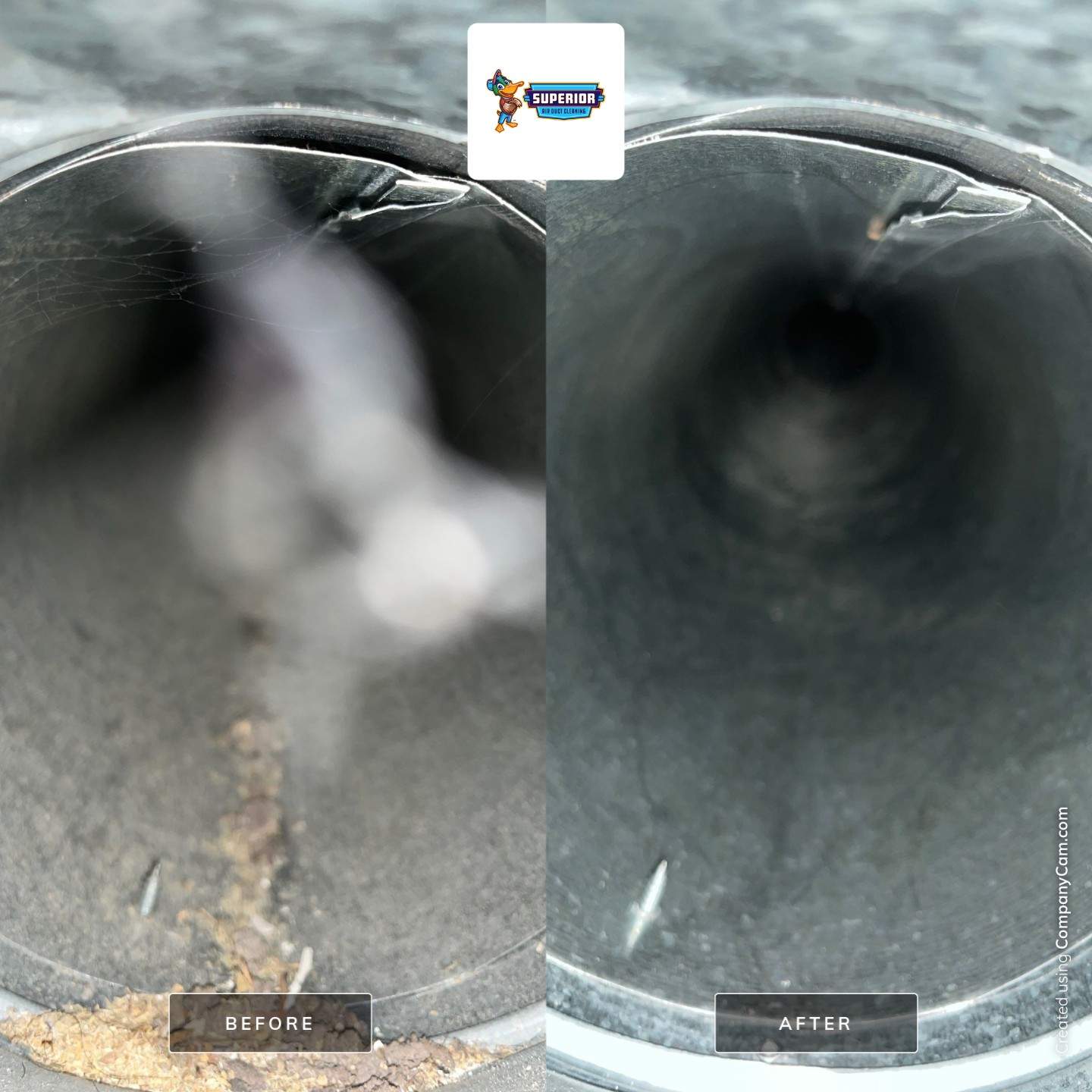 Air Duct Cleaning With a Vacuum Truck in Canfield, OH by Superior Air Duct Cleaning