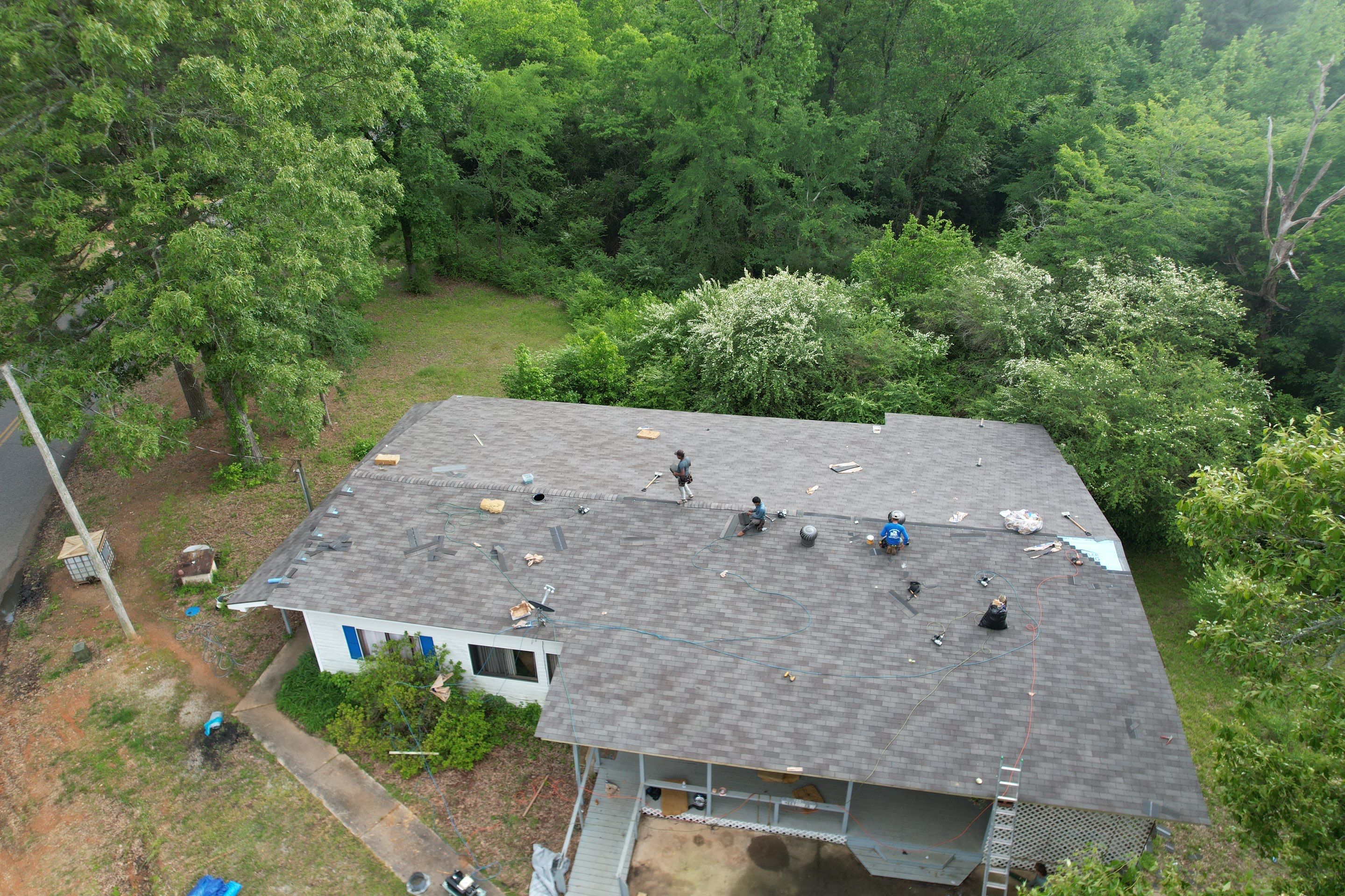 Residential Shingle Reroof using CertainTeed XT25 by Hostetler Roofing