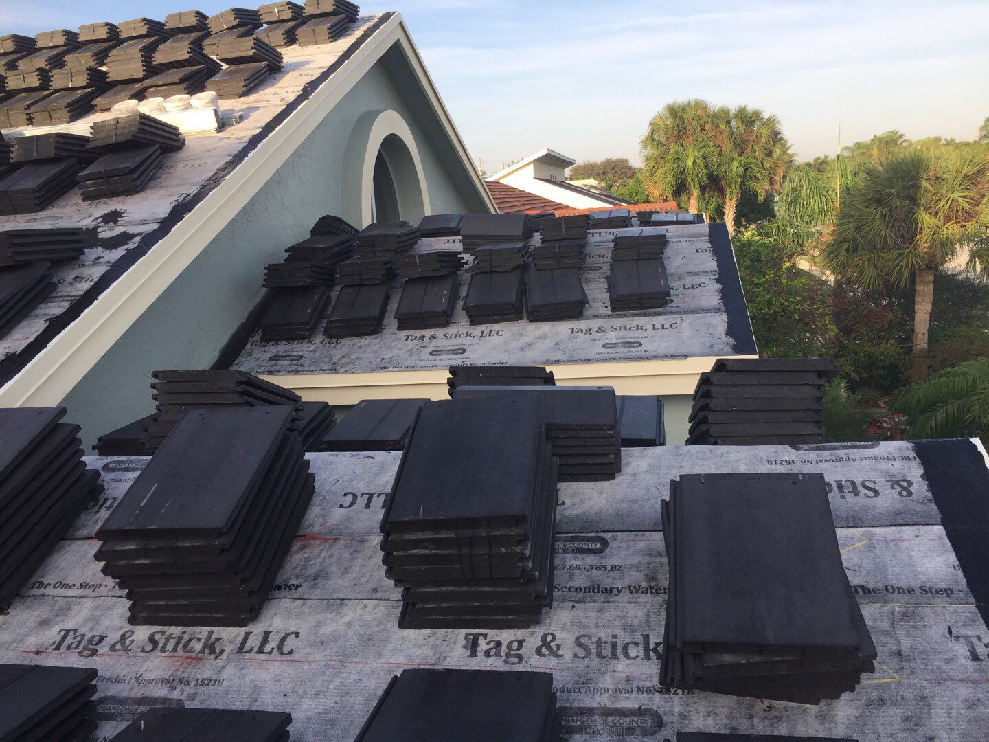 Residential Roofing Installation using Eagle Roofing Tile by BLUES BROTHERS ROOFING