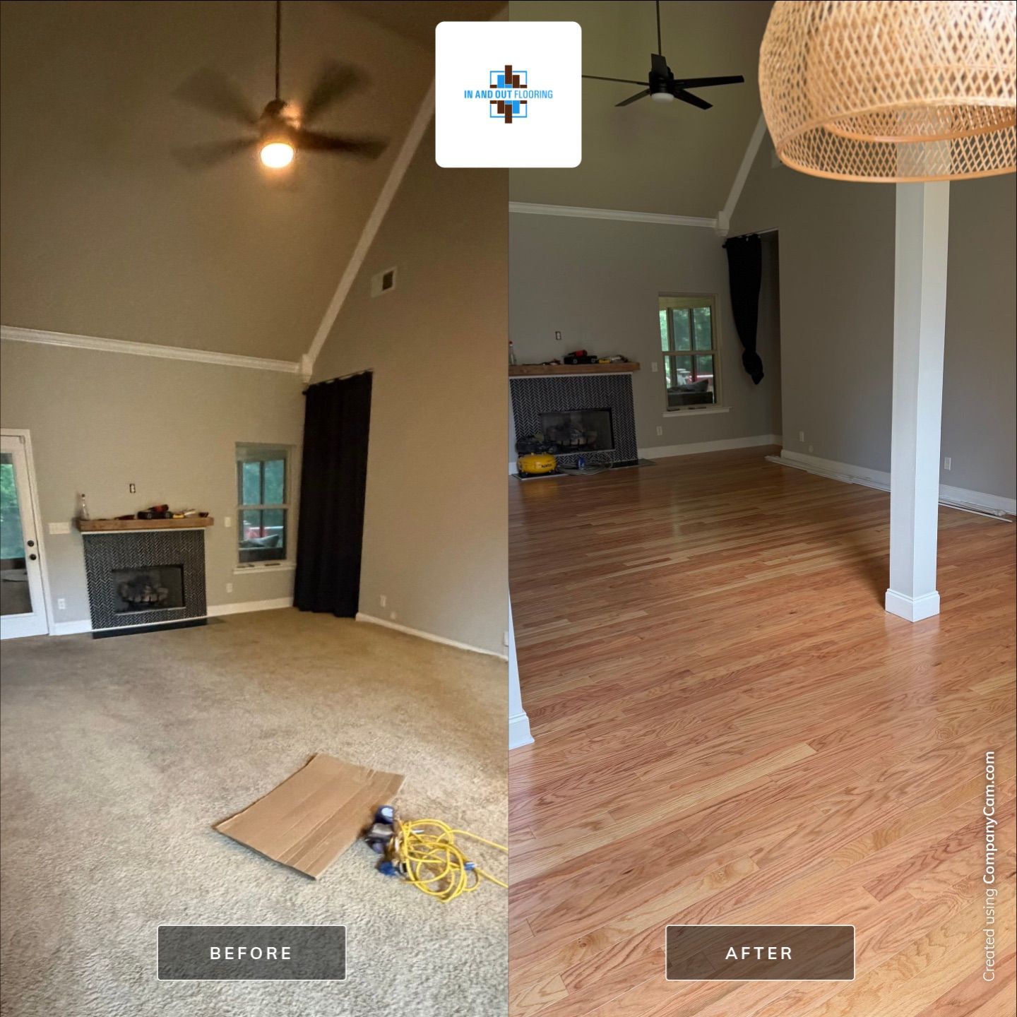 Hardwood Installation by In and Out Flooring/Remodeling