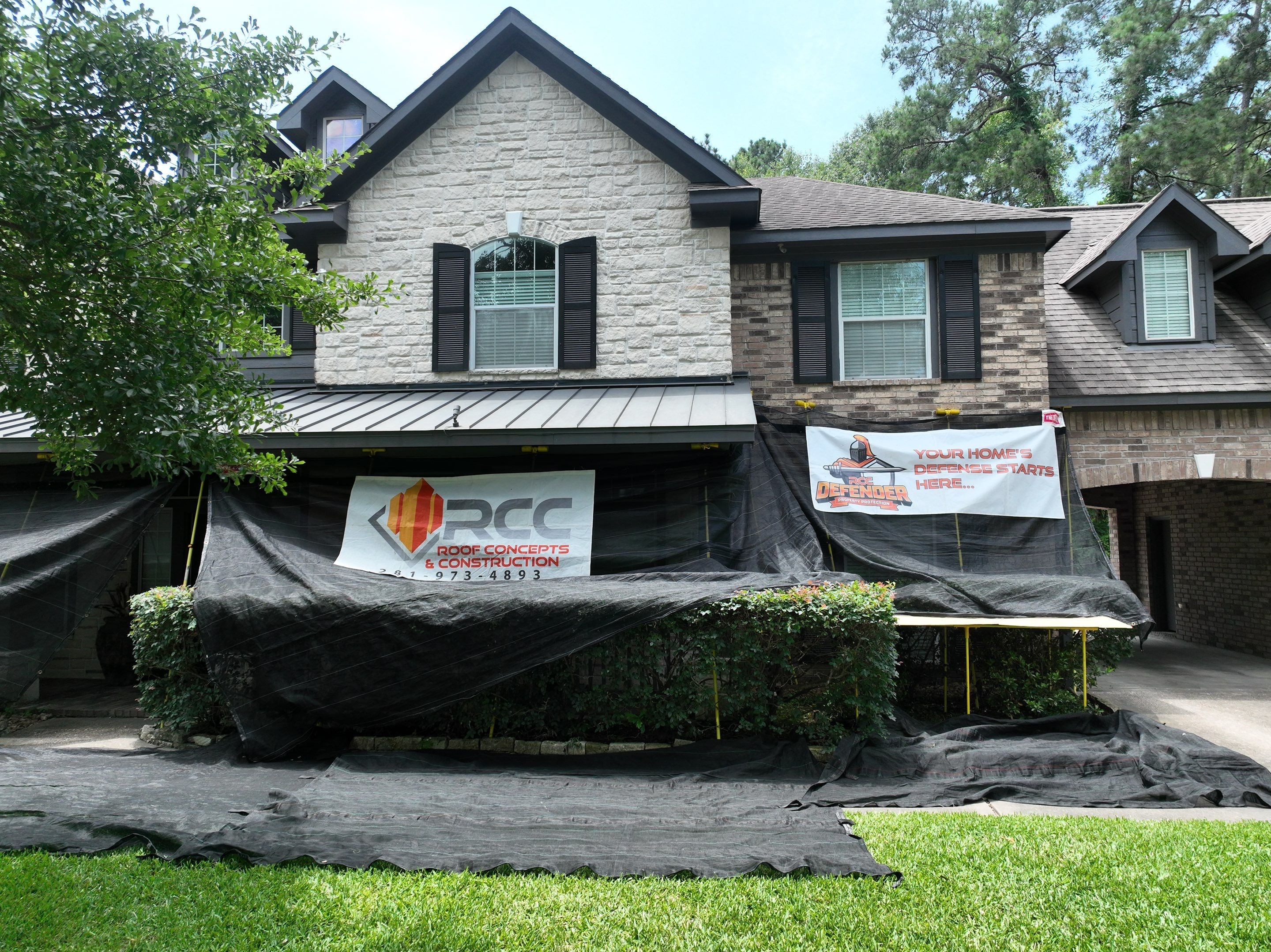 Roof Replacement - The Woodlands Texas by Roof Concepts Construction