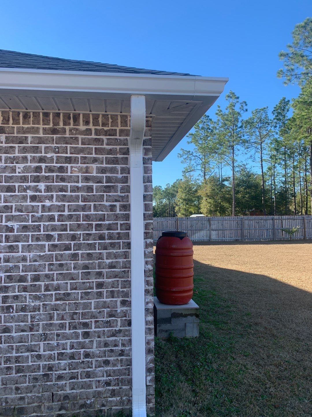 Seamless Gutter Project in Milton FL by Gutter Professors