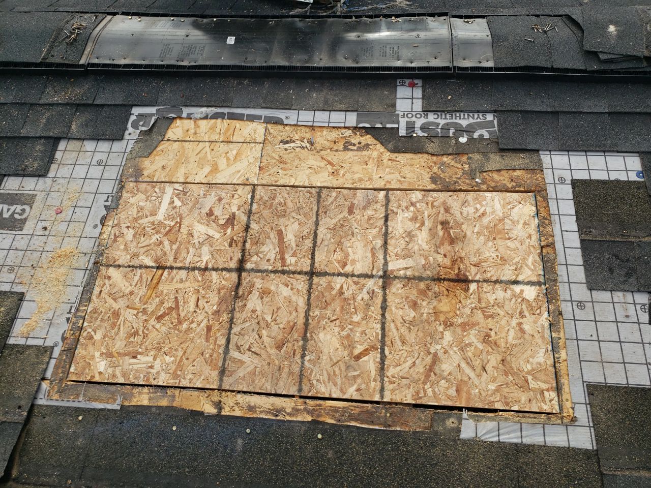 Swamp Cooler Removal using Shingle Repair by The Roof Doctor