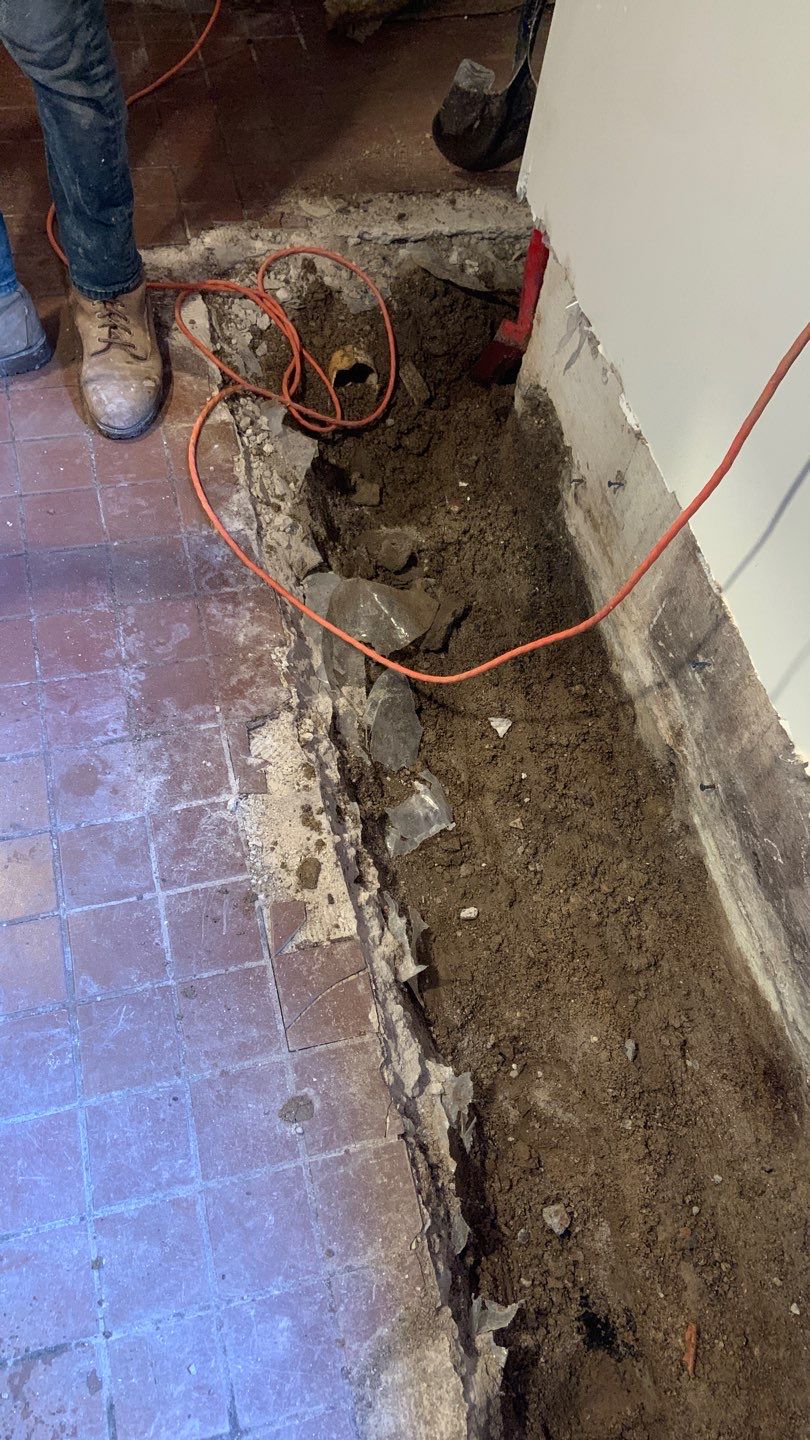 Custom Dual Sump System for Maggie by Waterproofing Northeast