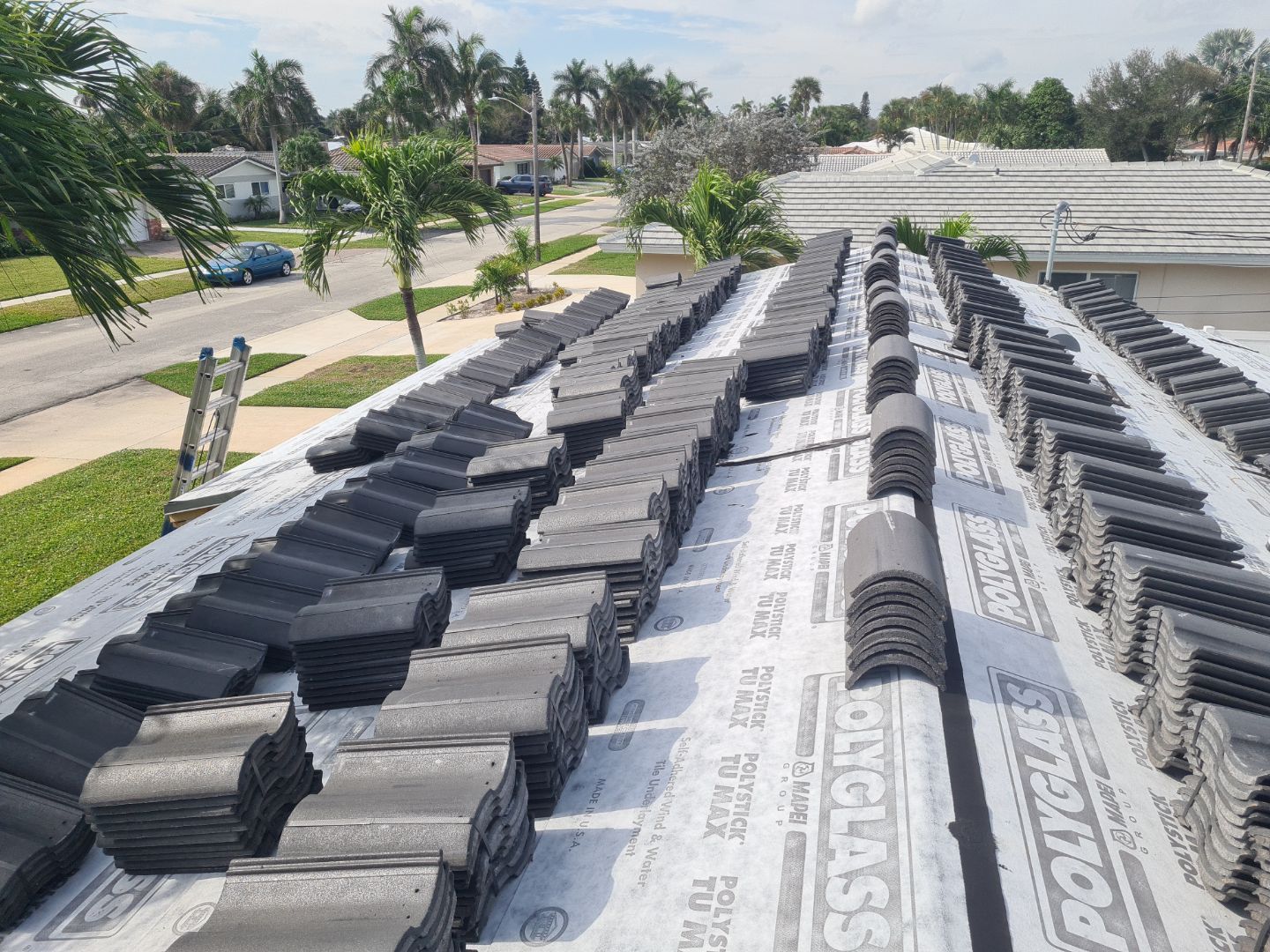 Residential Roofing Installation using Eagle Roofing Tile by BLUES BROTHERS ROOFING