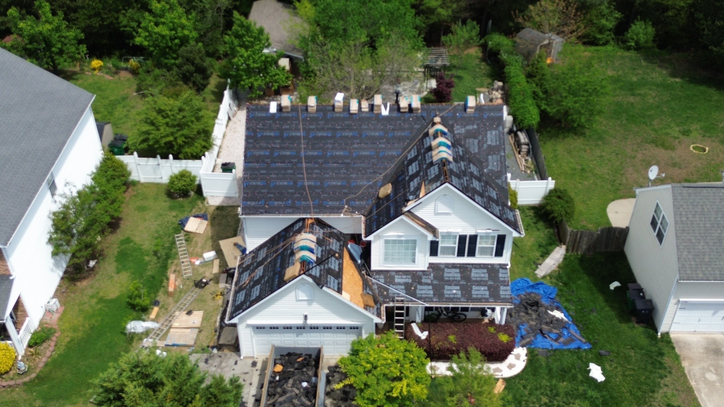 Roof and gutter replacement by hail damage by Just Brilliant Restoration JBR