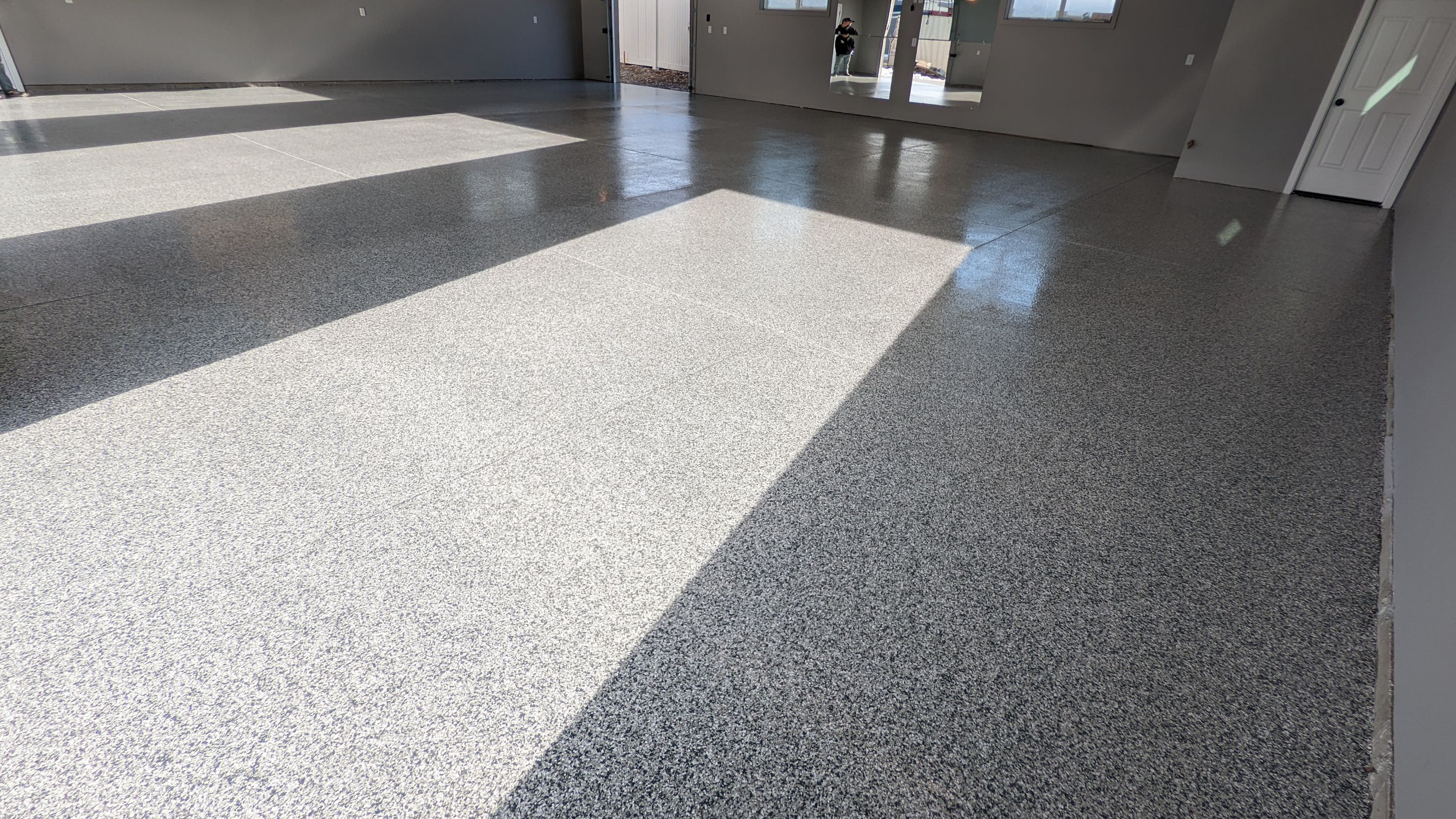 Shop Transformation using Slate Stone by Croc Coatings, LLC