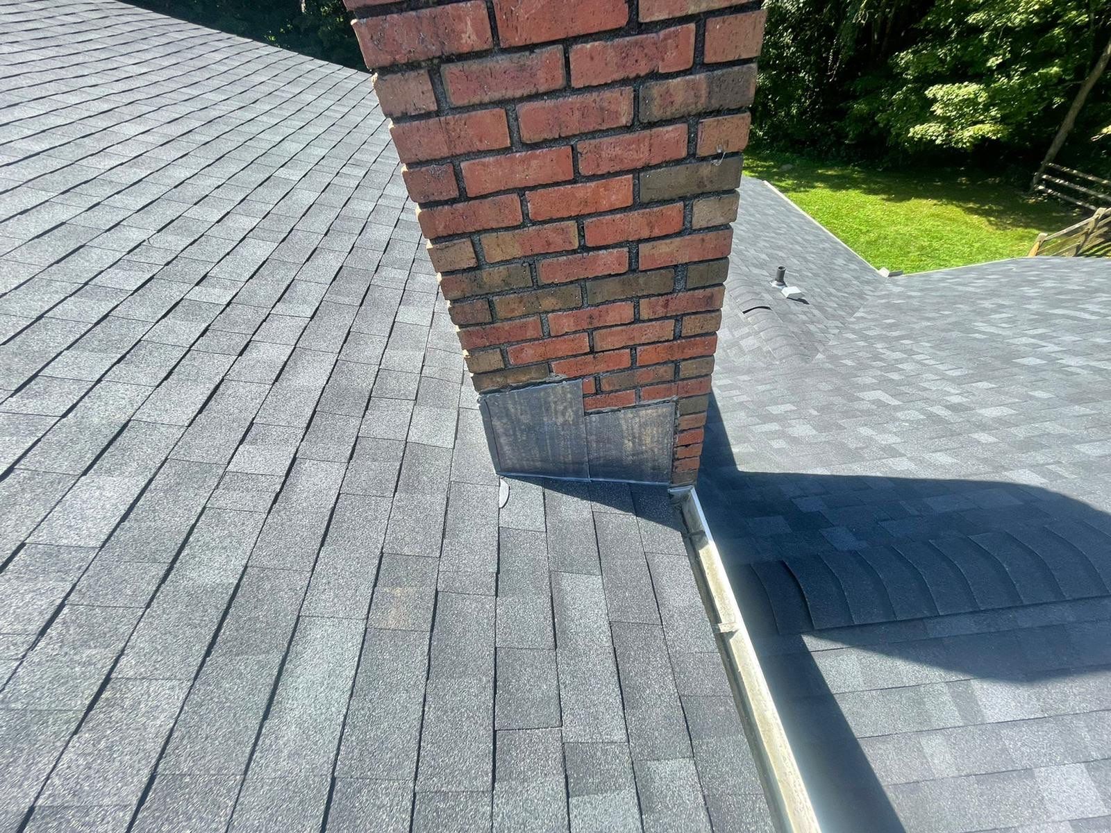 Residential Roofing Installation using Owens Corning TruDefinition Duration AR - Onyx Black & New Siding Using Mainstreet Charcoal Gray by A Plus Exterior