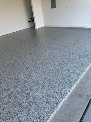 Garage Floor Coating using Coyote