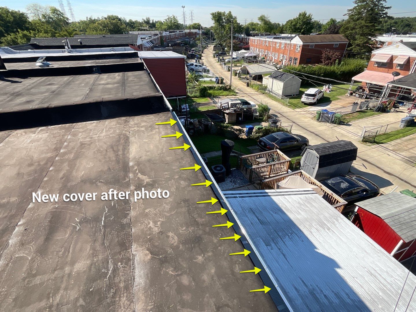 Gutter Installation using Rain Drop Gutter covers by Alpha Design Services