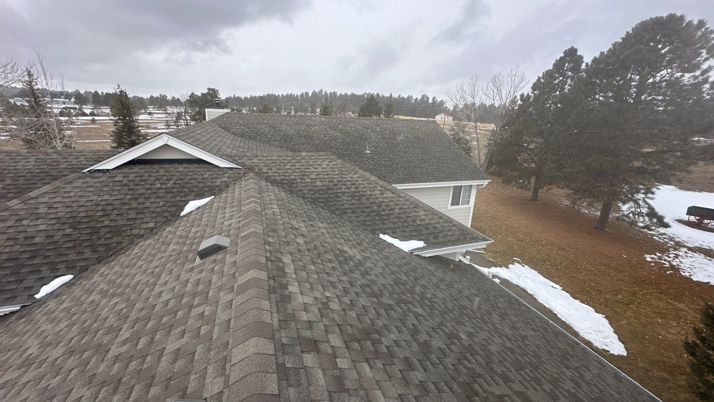 Residential Roofing Installation using Atlas Pinnacle Impact Weathered Wood by Blue Peaks Roofing LLC 