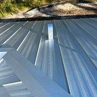 24ga 1" Nail-Strip Mill Finish by Total Roofing System The Metal Roof Experts
