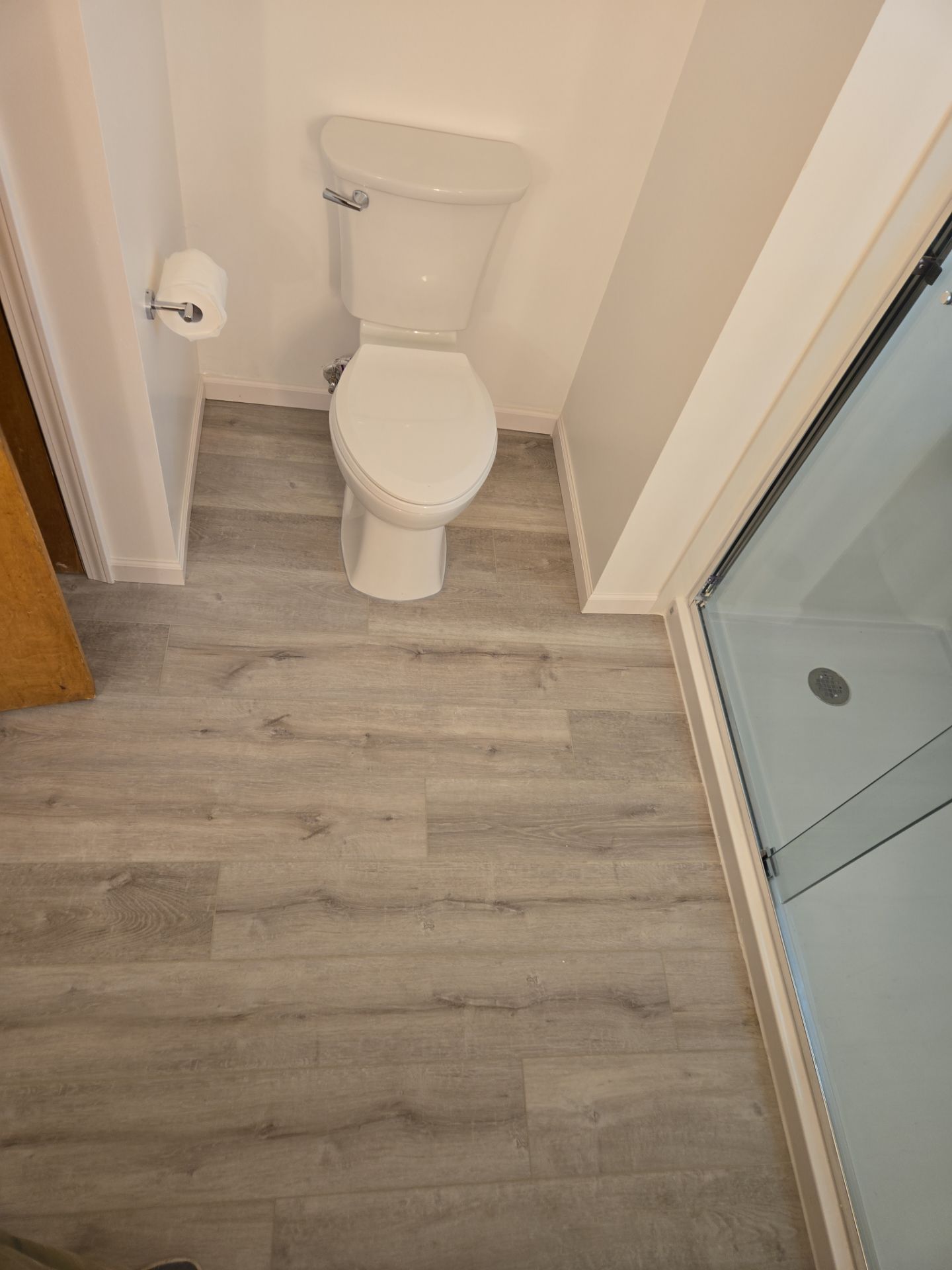 Bathroom Remodel using Shower Door by The Shower Company