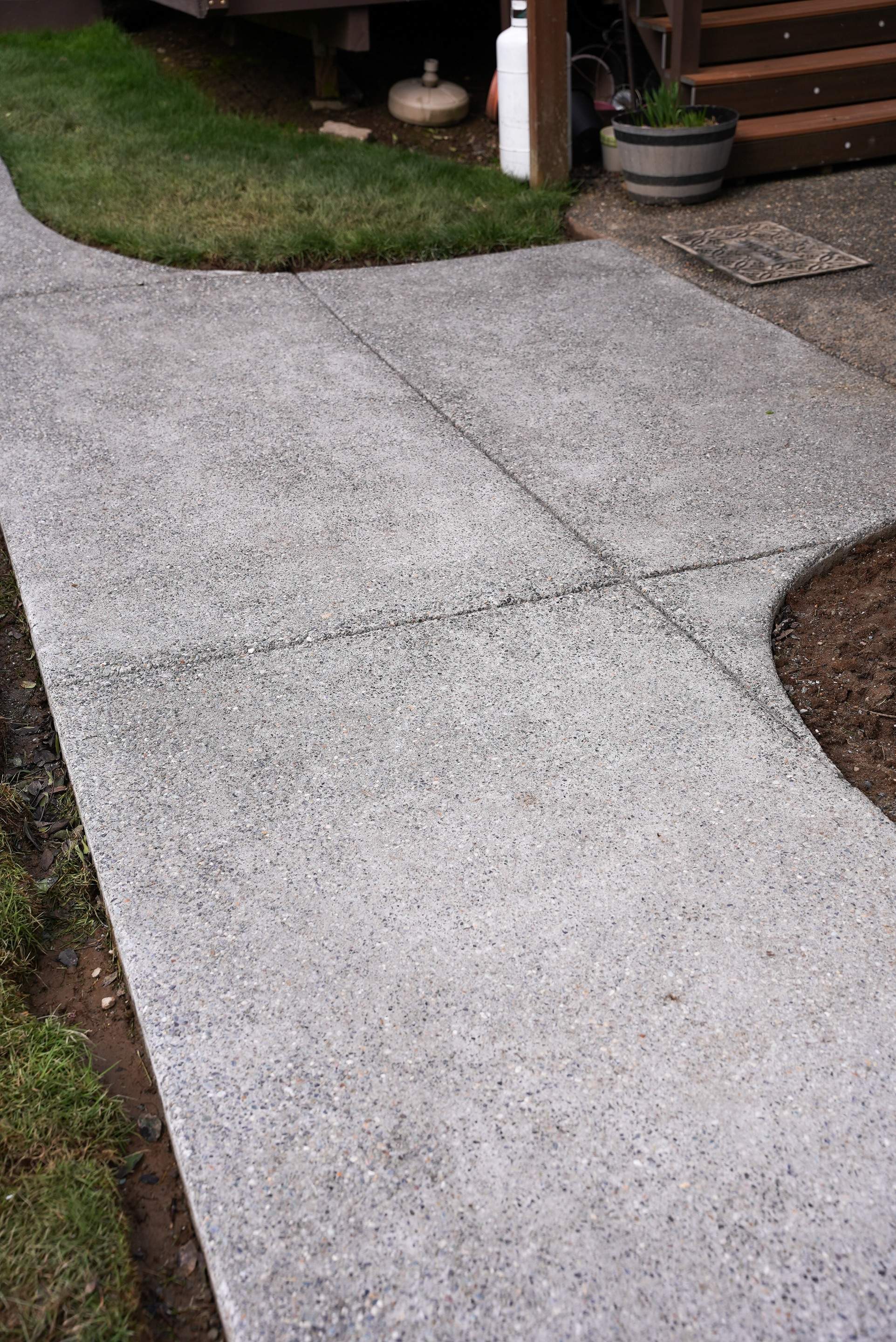 Wayne | Concrete patio & Walkway by Jireh Asphalt & Concrete Inc 