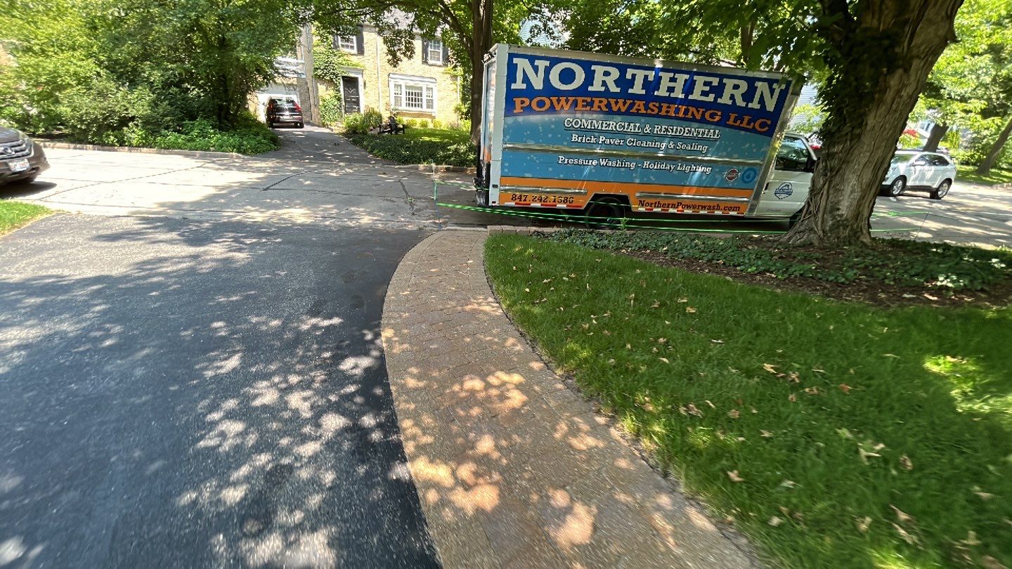 brick paver repair, clean and seal using Surebond SB-1300 by Northern Power Washing LLC.
