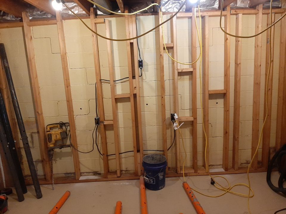 Wall Straightening and Reinforcement using Embedded Fiber Reinforcement by Toledo Basement Repair 