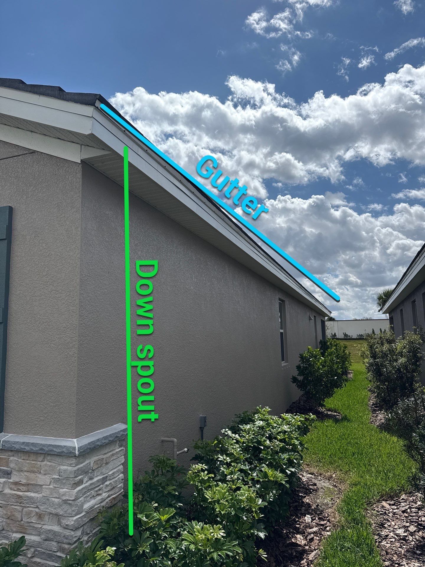 6 Inch Seamless Gutters using 6 Inch Seamless Gutters in Lakewood Ranch FL by Gutter Professors