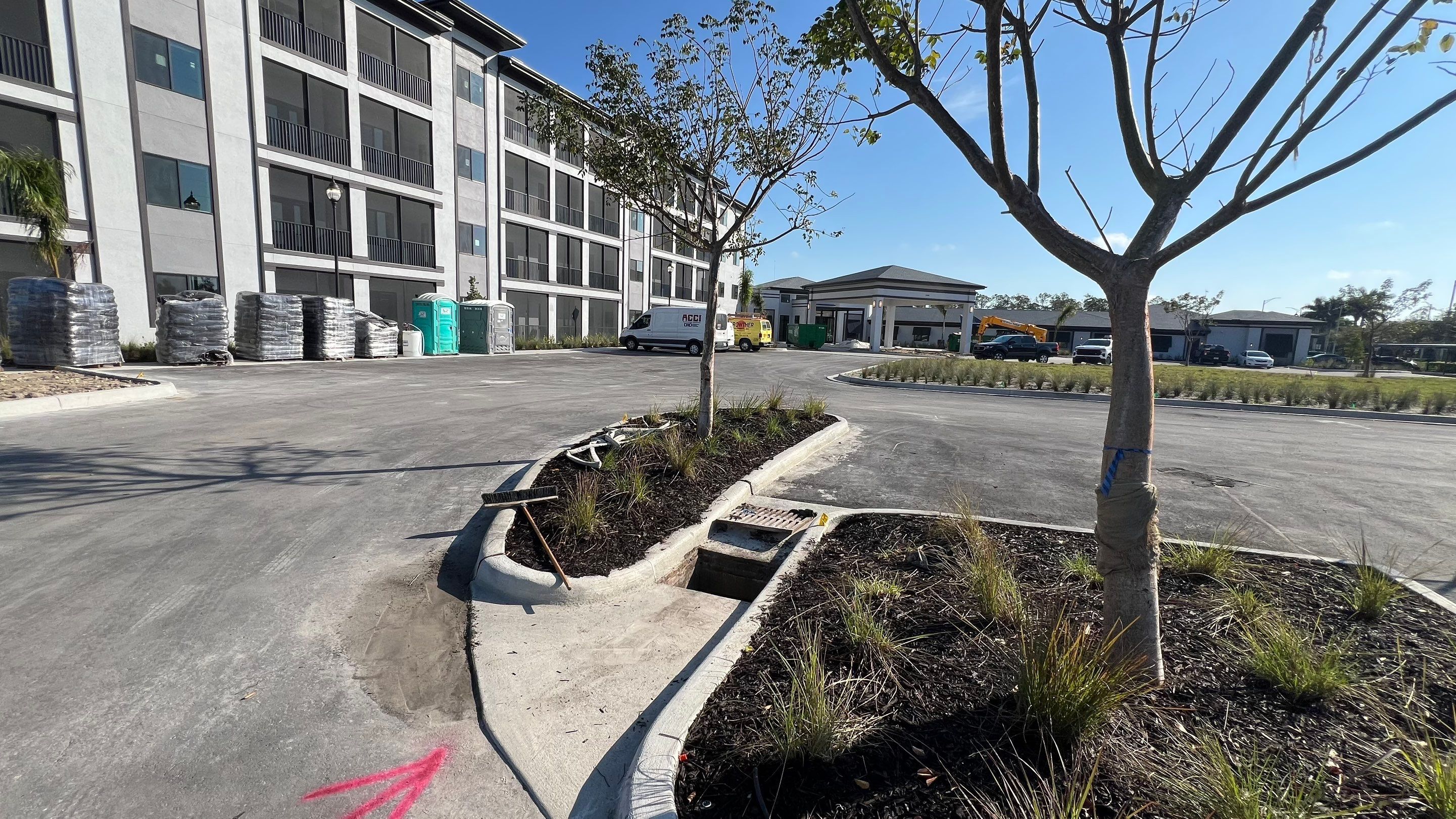 New Construction Stormwater Catch Basin Cleaning by Don Mar, Inc. Storm Water Solutions
